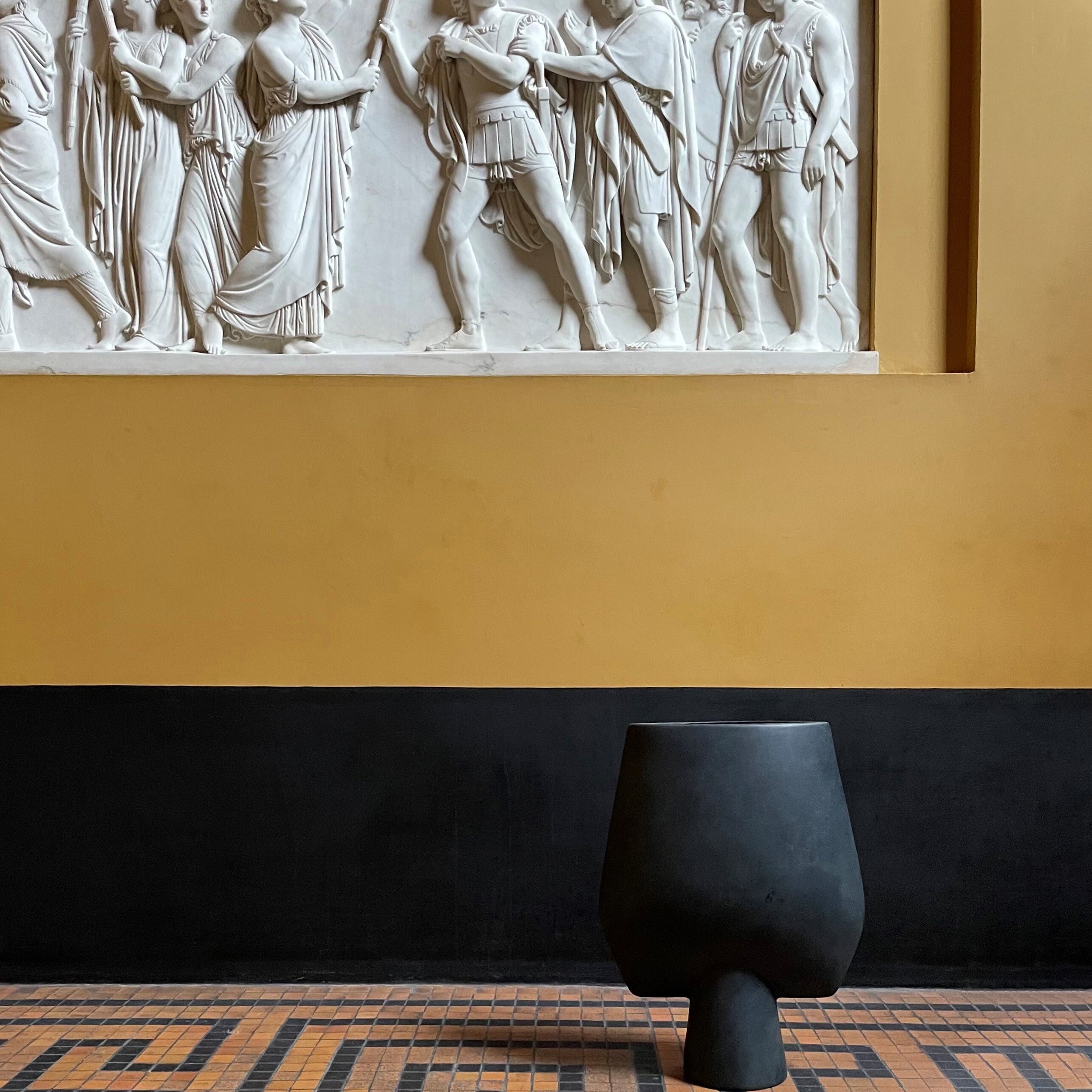 101 Copenhagen - Sphere Vase Square, Hexa - Black - Vase