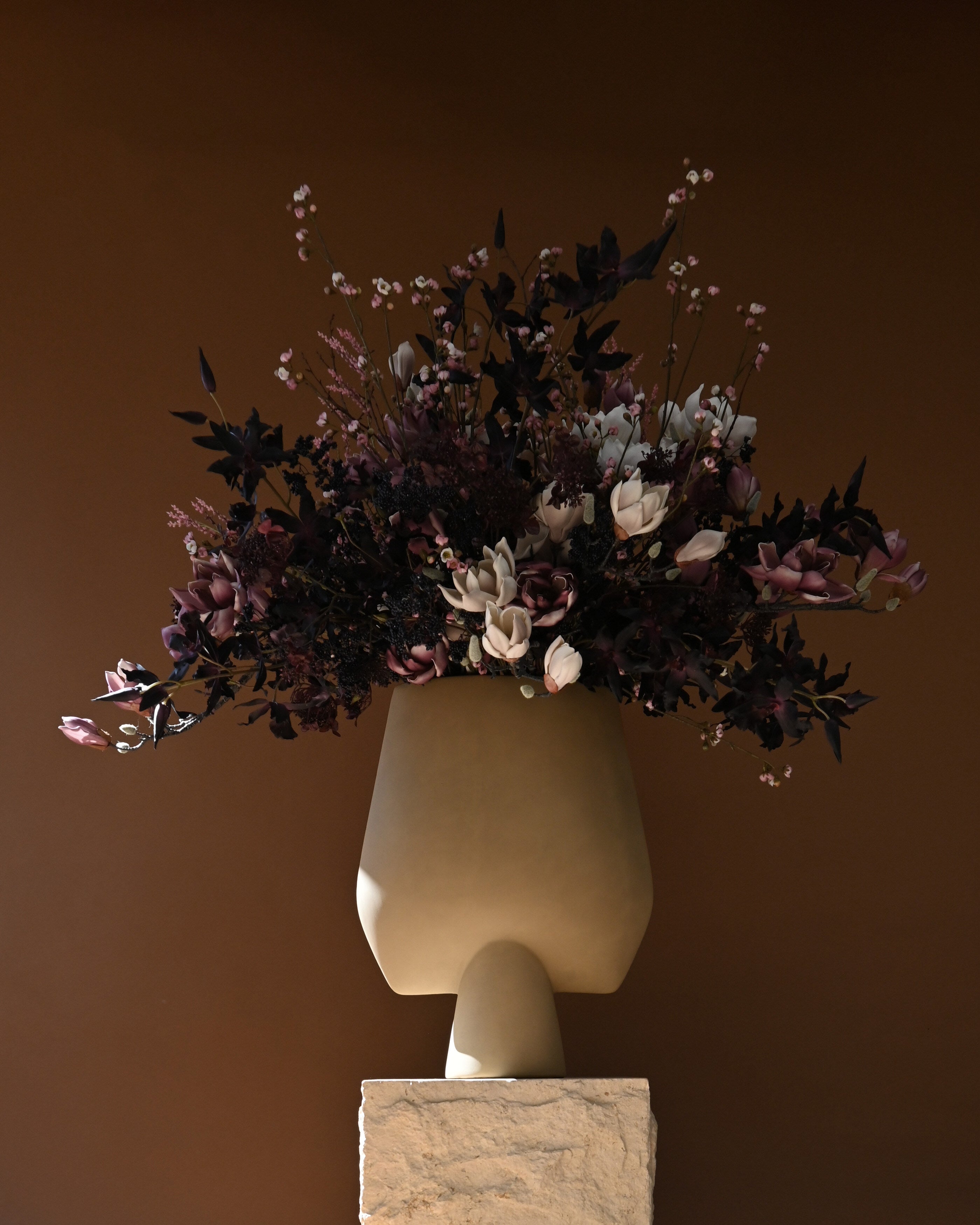 101 Copenhagen - Sphere Vase Square, Hexa - Sand - Vase