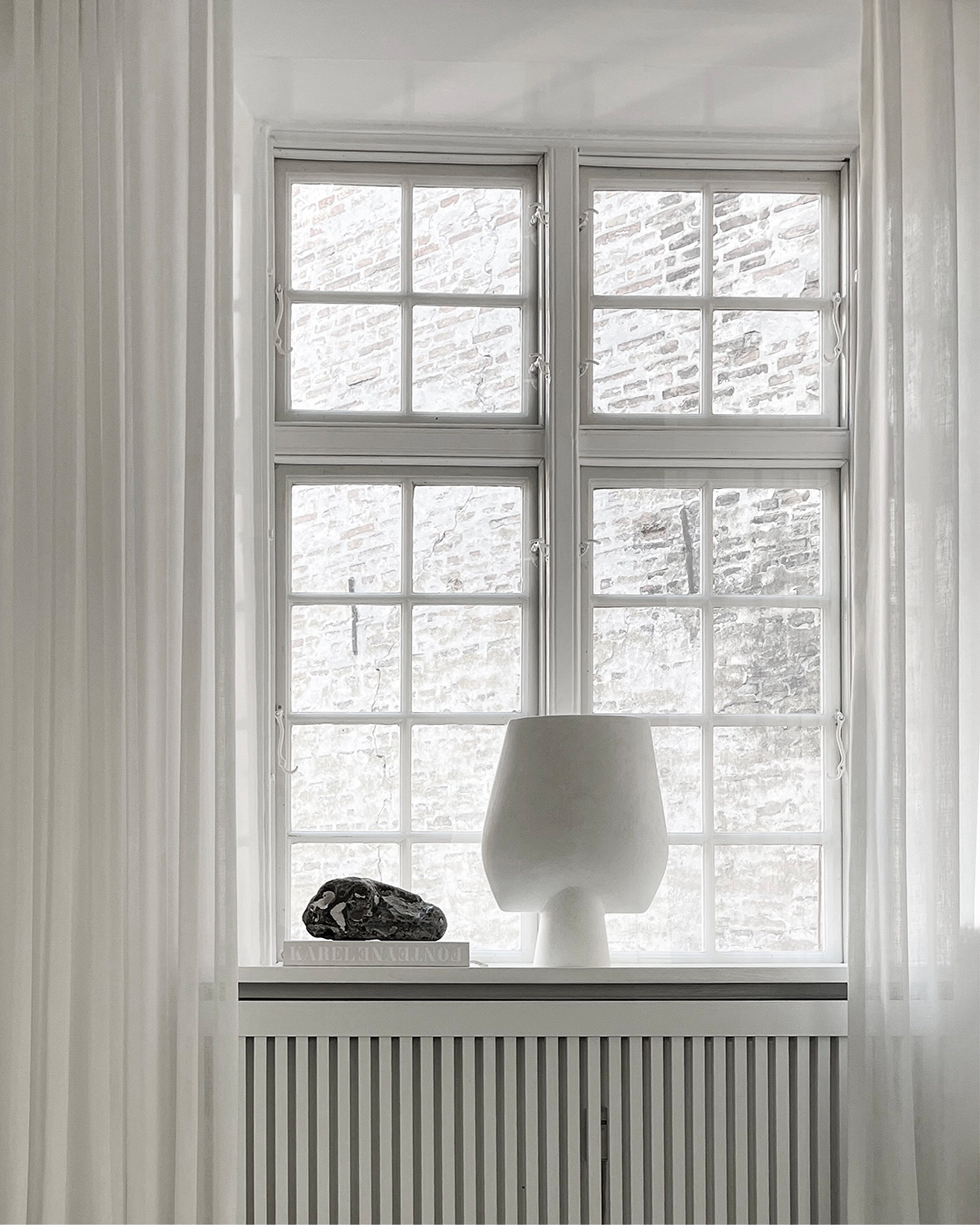 101 Copenhagen - Sphere Vase Square, Big - Bone White - Vase