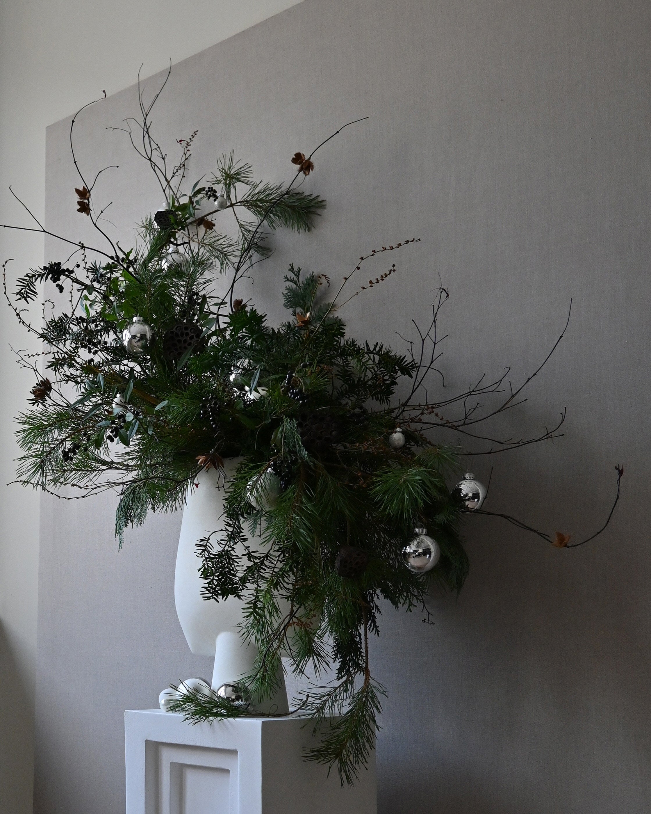 101 Copenhagen - Sphere Vase Square, Big - Bone White - Vase