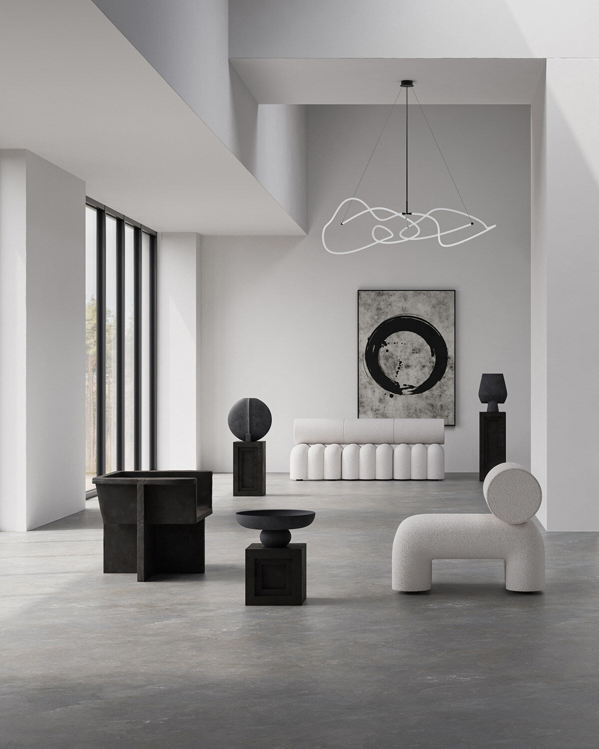 101 Copenhagen - Sphere Vase Square, Big - Black - Vase