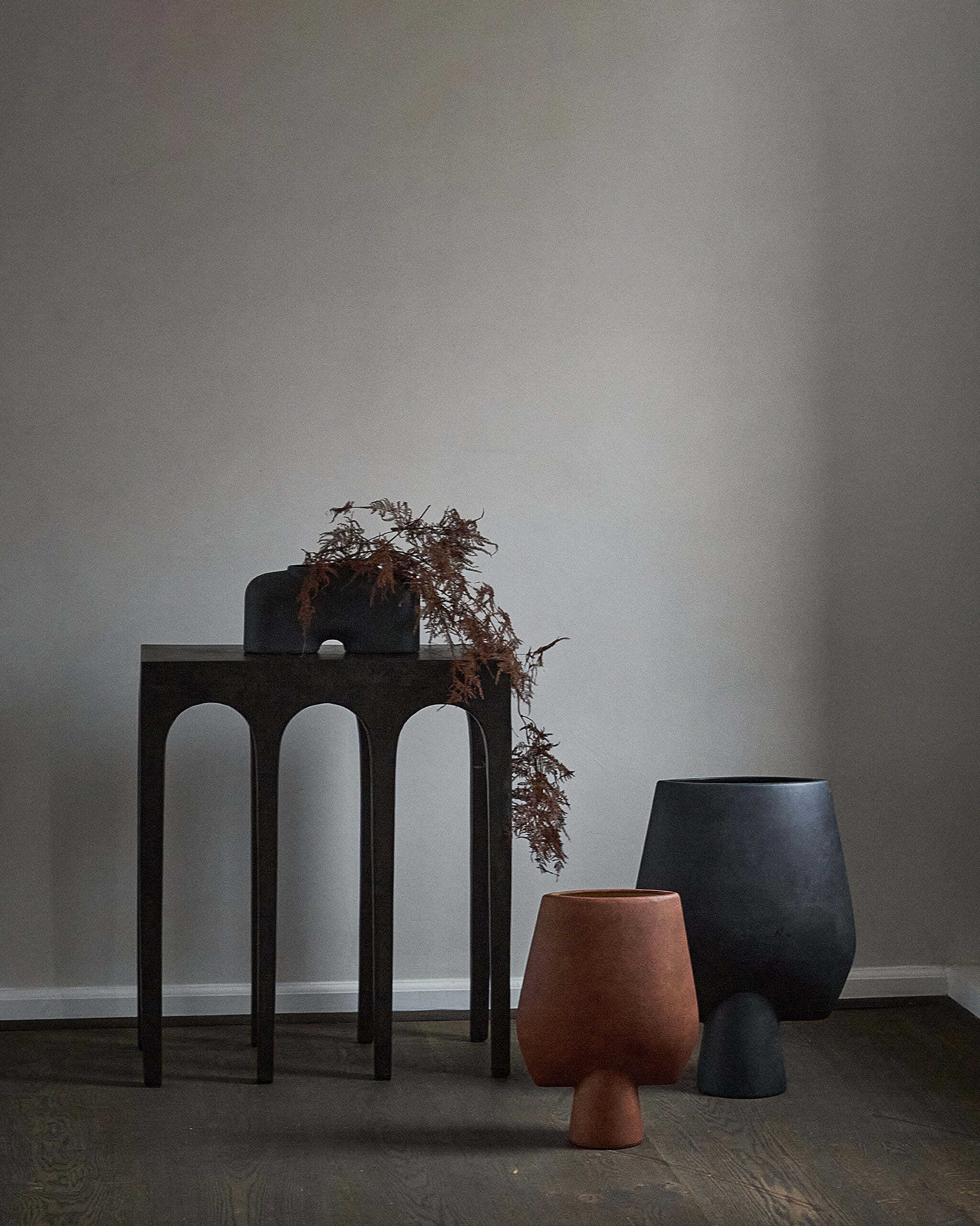 101 Copenhagen - Sphere Vase Square, Big - Terracotta - Vase