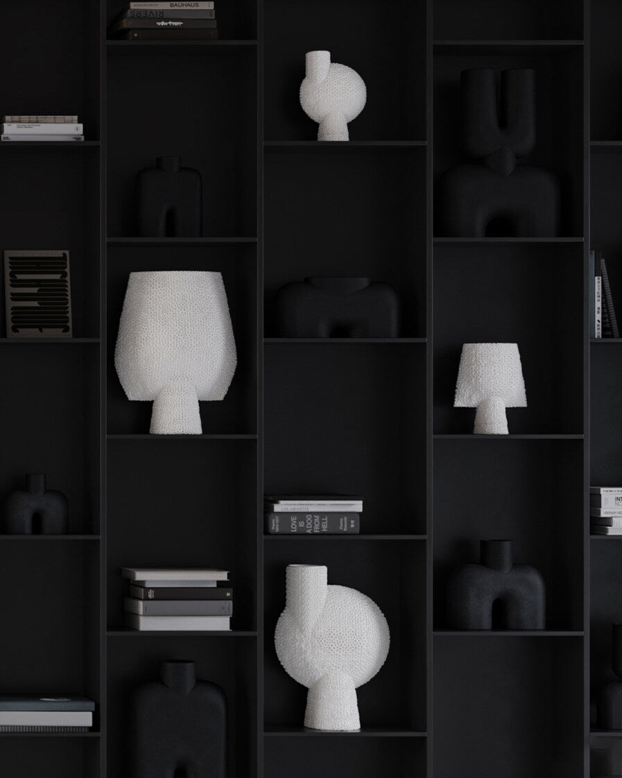 101 Copenhagen - Sphere Vase Square Shisen, Big - Bone White - Vase