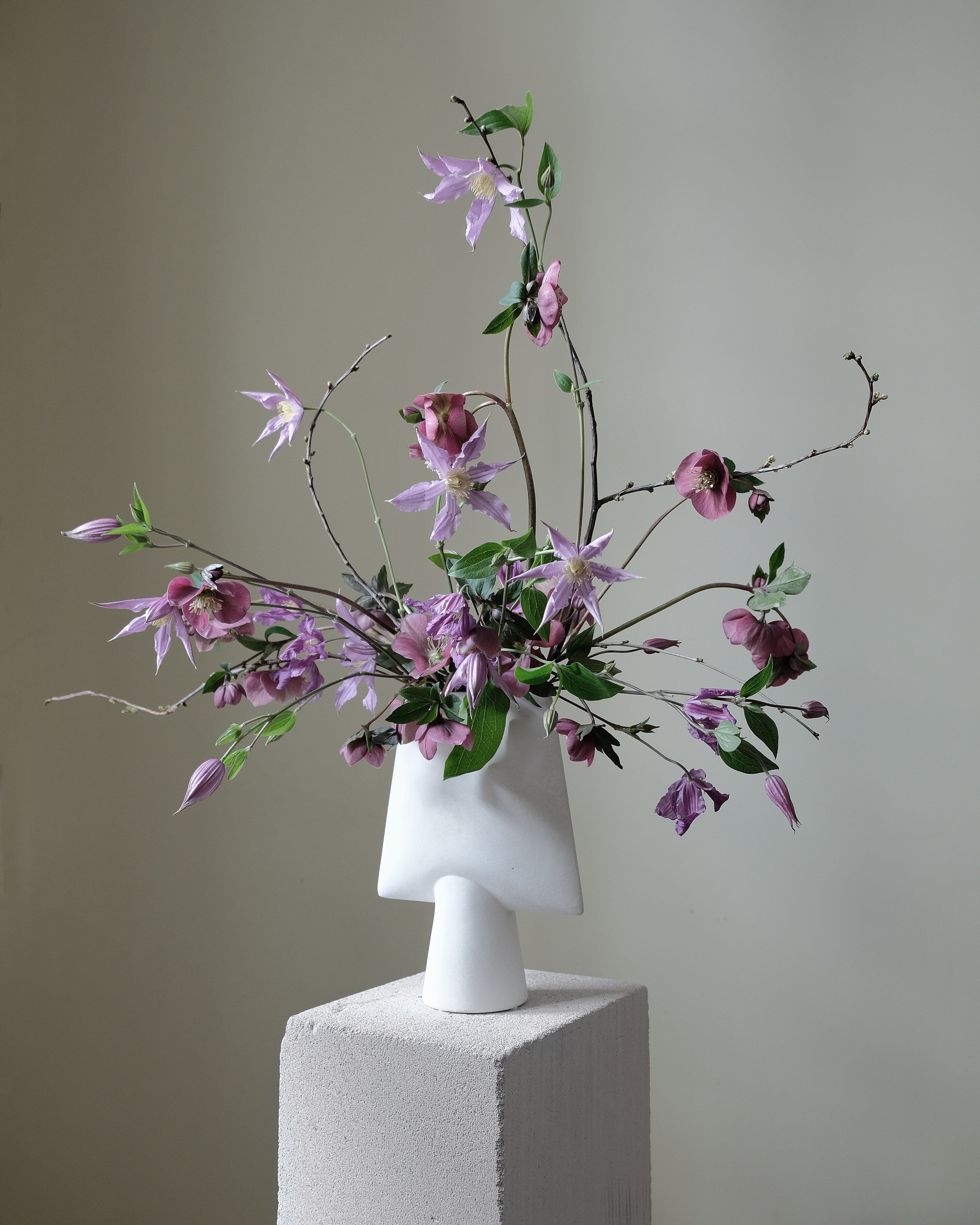 101 Copenhagen - Sphere Vase Square, Mini - Bone White - Vase