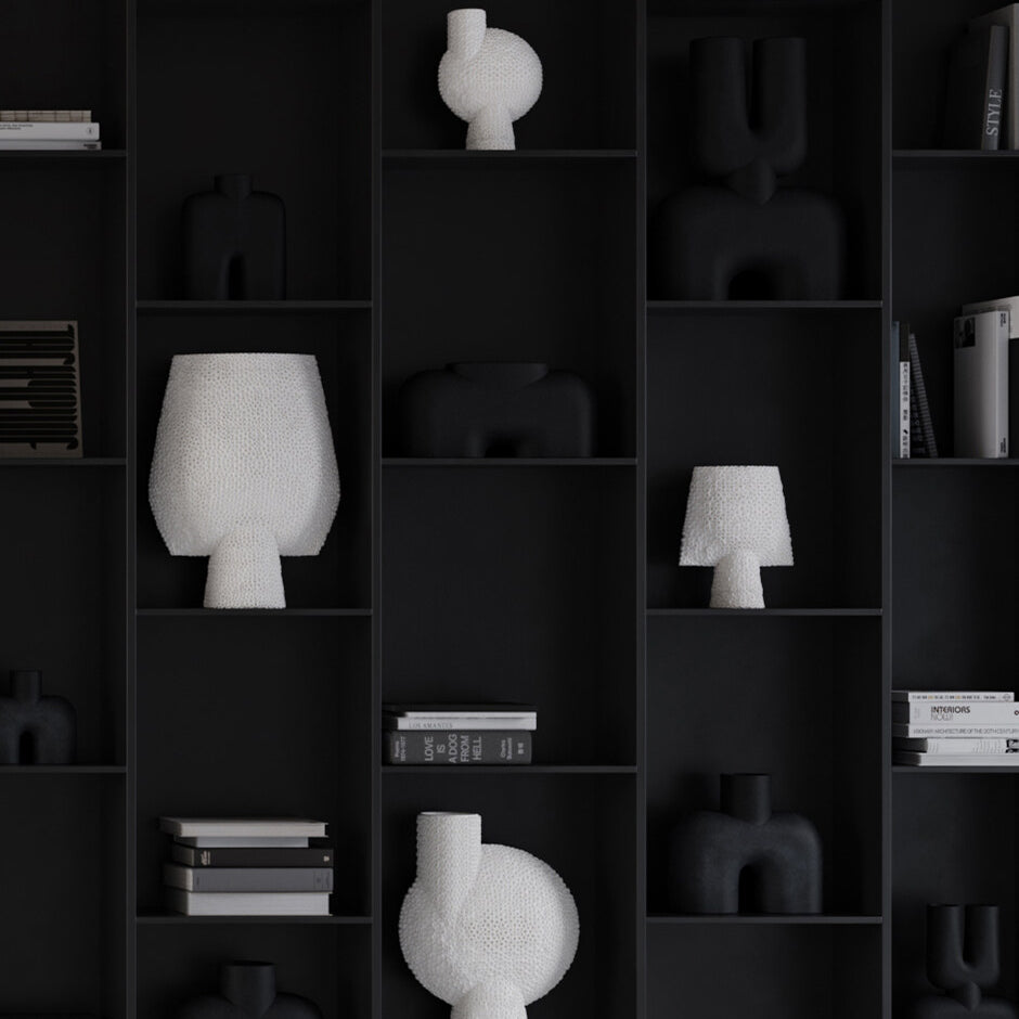 101 Copenhagen - Sphere Vase Square Shisen, Mini - Bone White - Vase