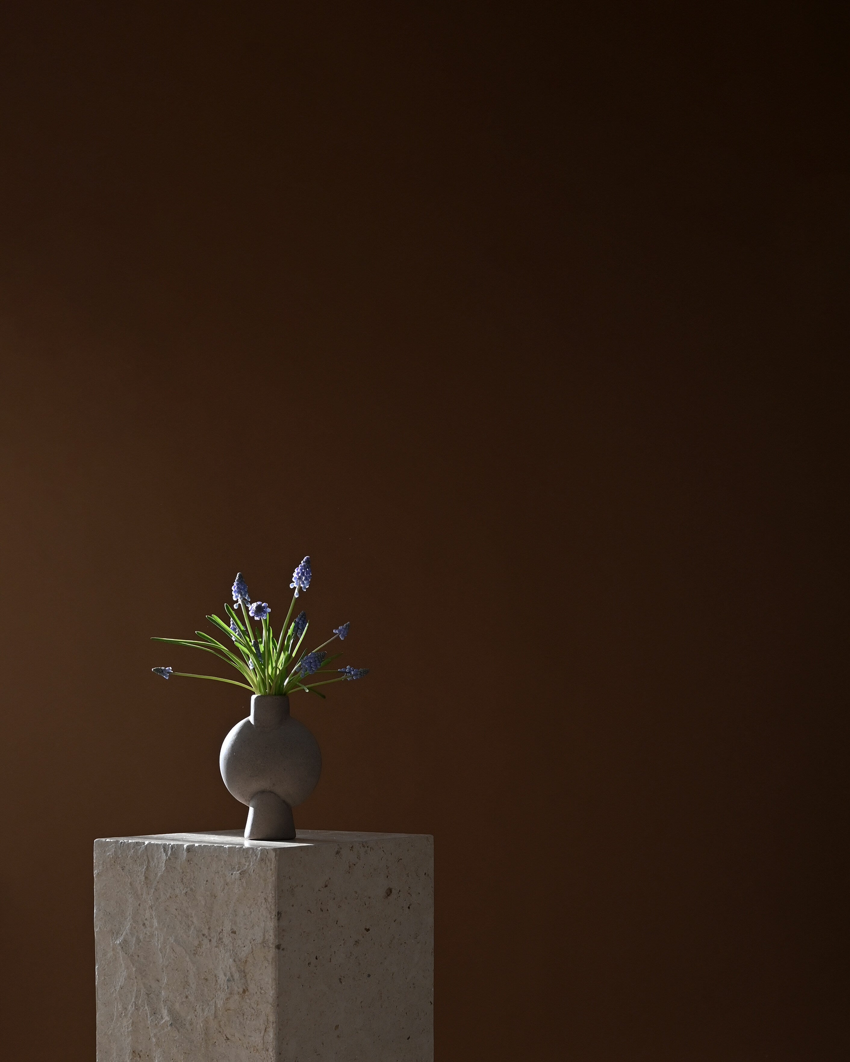 101 Copenhagen - Sphere Vase Bubl, Mini - Taupe - Vase