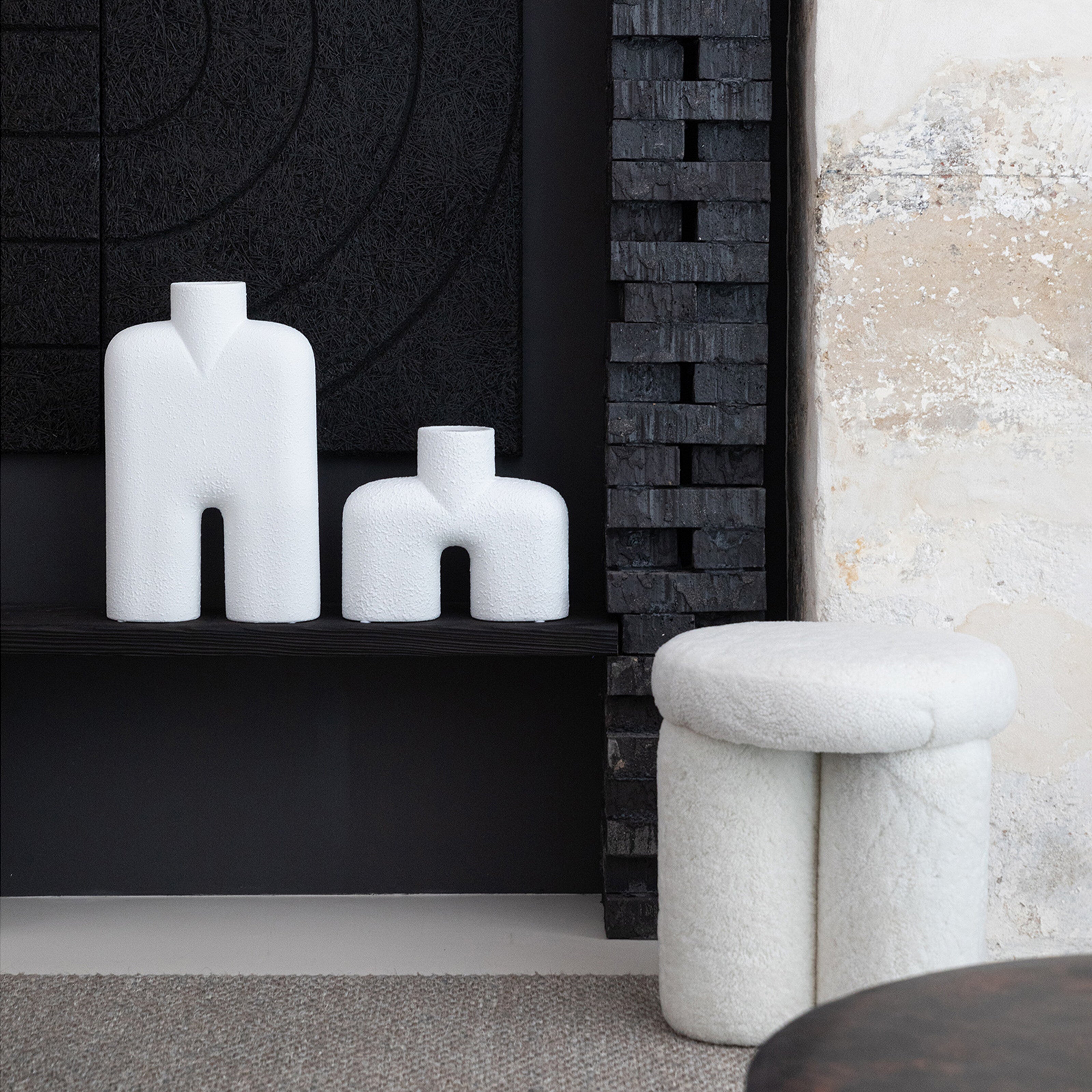 101 Copenhagen - Cobra Vase Tall, Medio - Bubble White - Vase