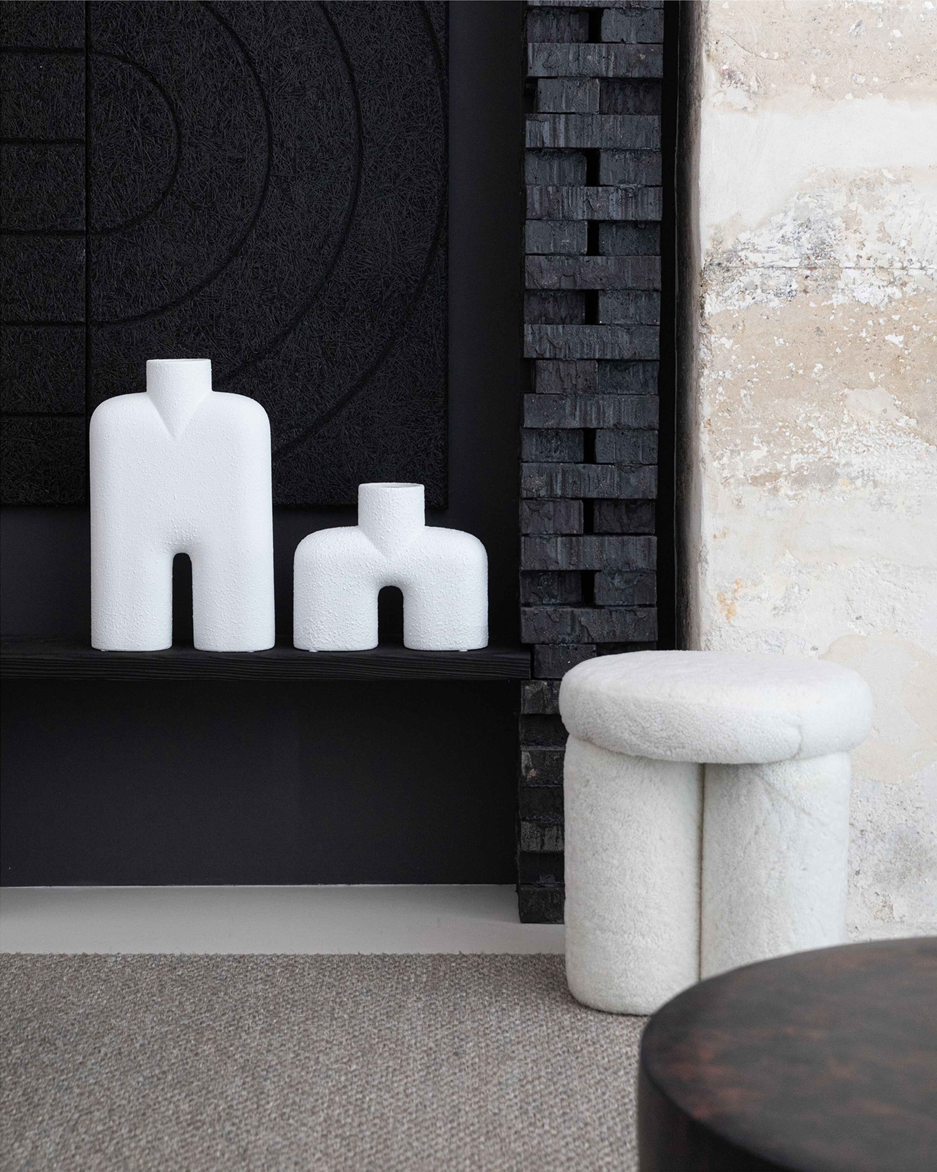 101 Copenhagen - Cobra Vase Tall, Medio - Bubble White - Vase