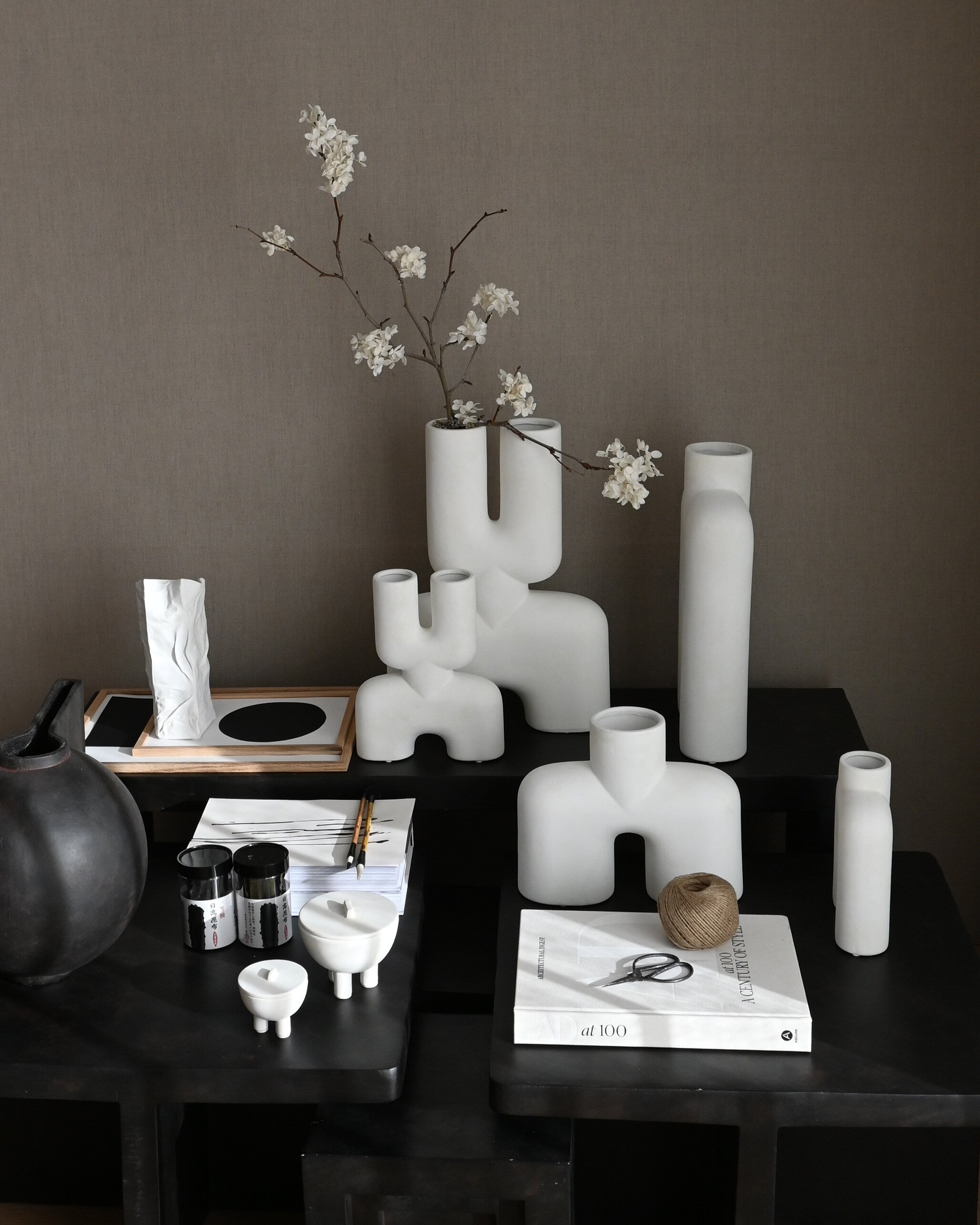 101 Copenhagen - Cobra Vase Tall, Mini - Bone White - Vase