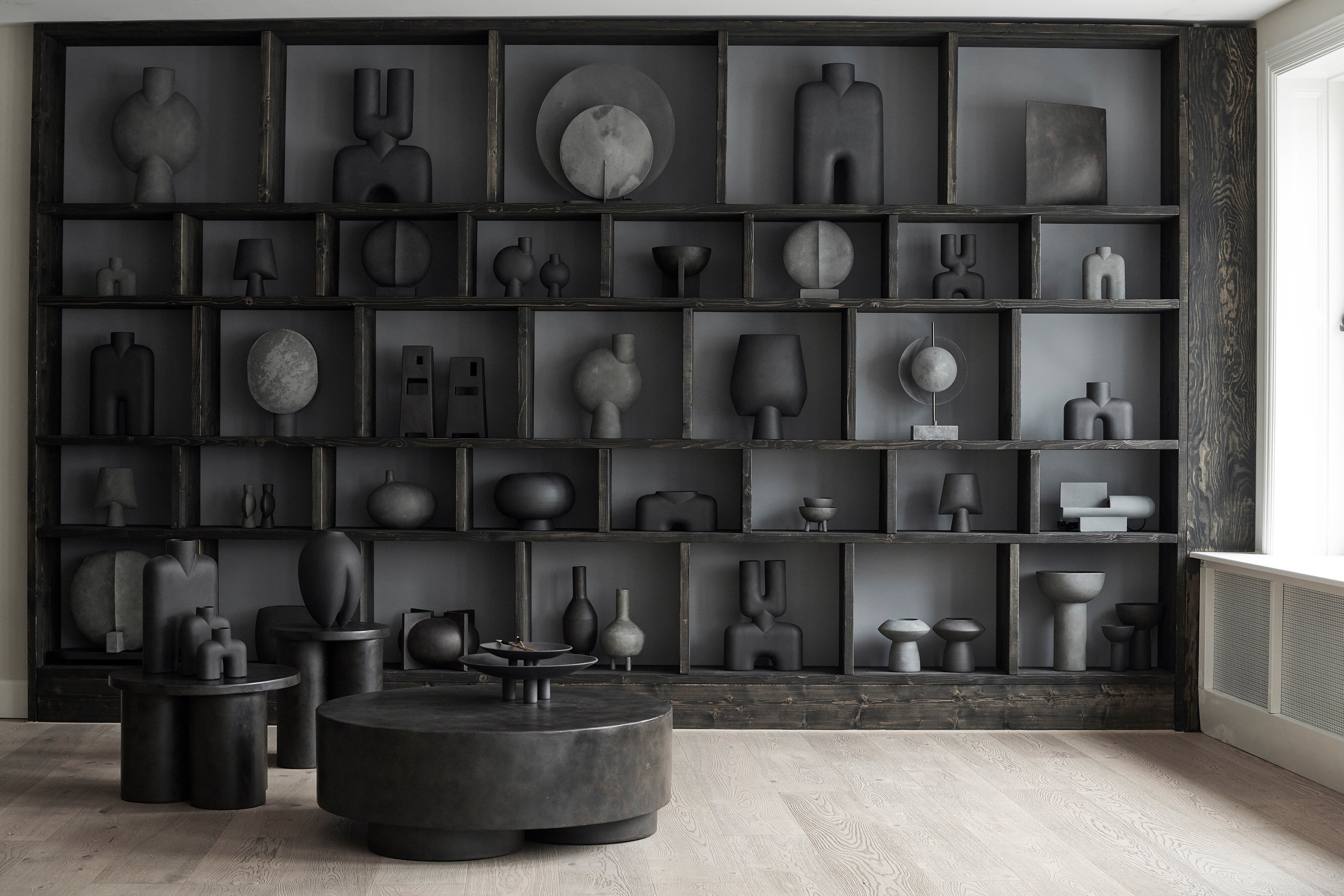 101 Copenhagen - Kabin Vase, Fat - Black - Vase