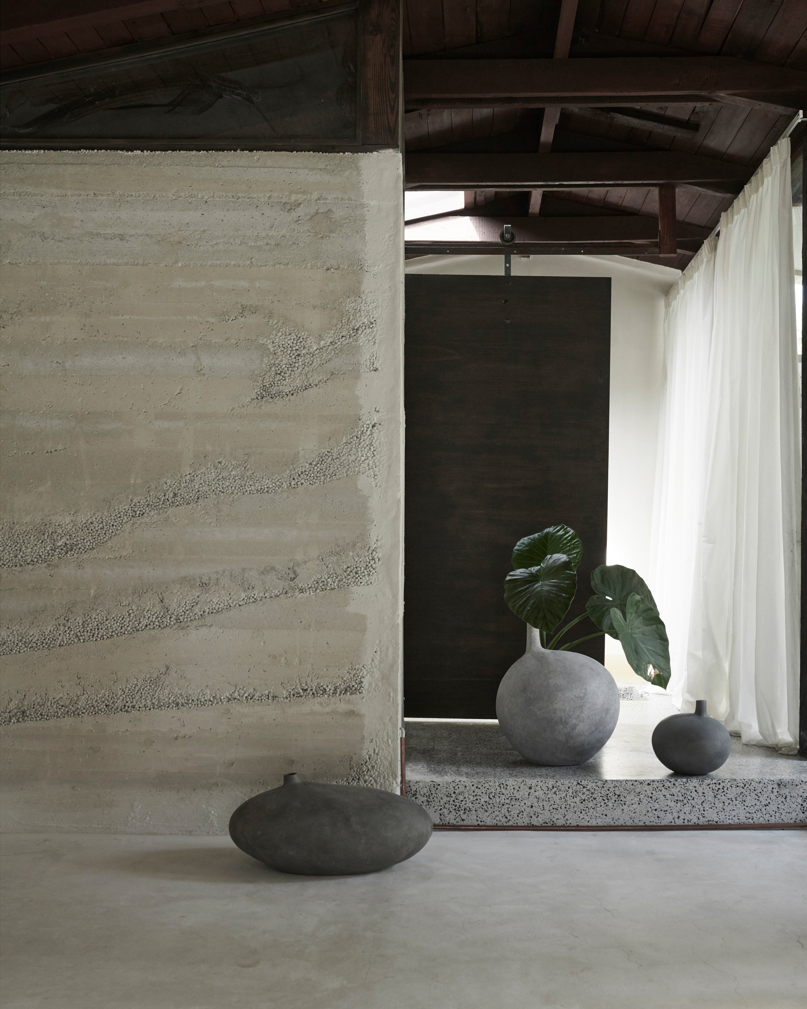 101 Copenhagen - Submarine Vase, Fat - Dark grey - Vase