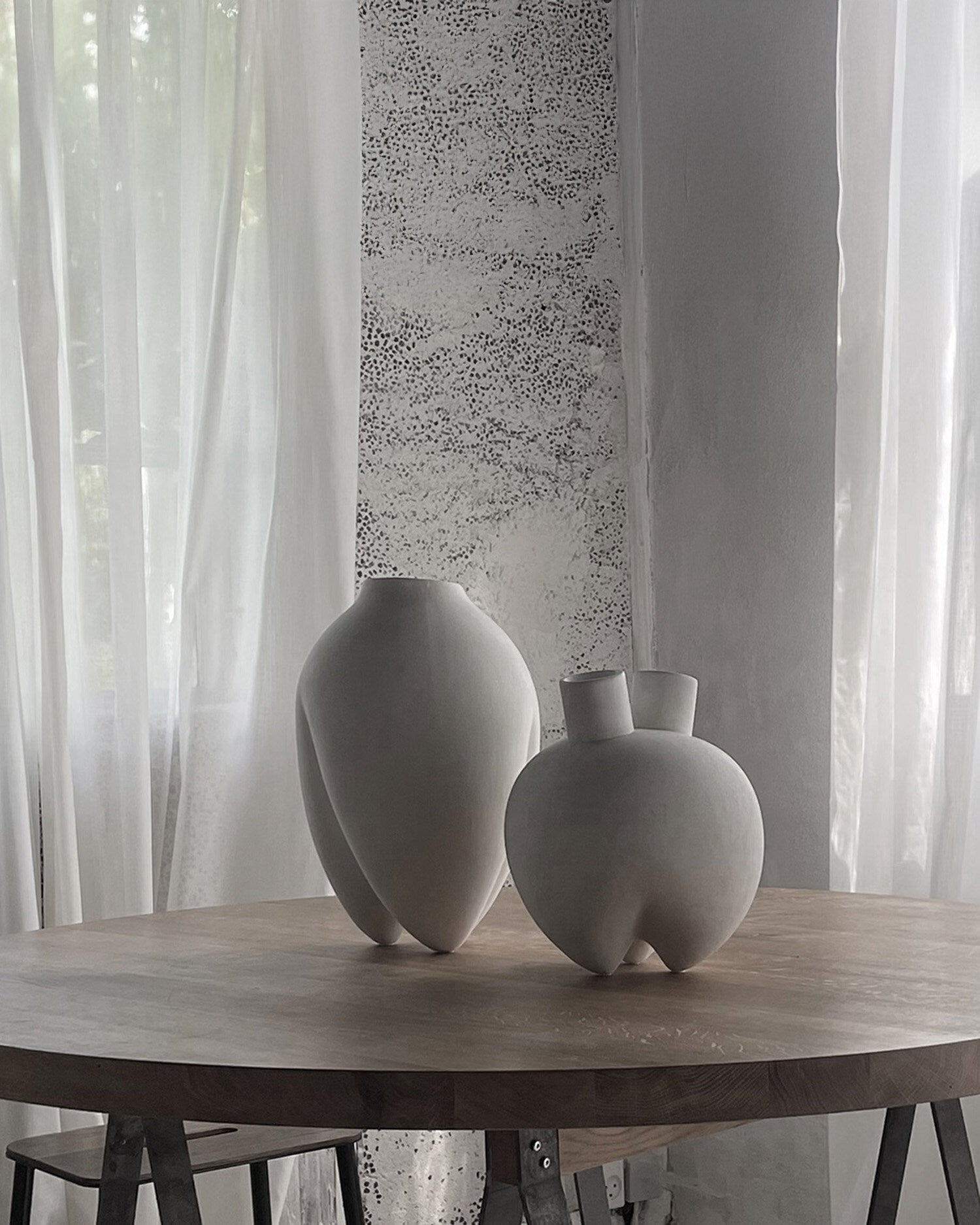 101 Copenhagen - Sumo Vase, Slim - Bone White - Vase