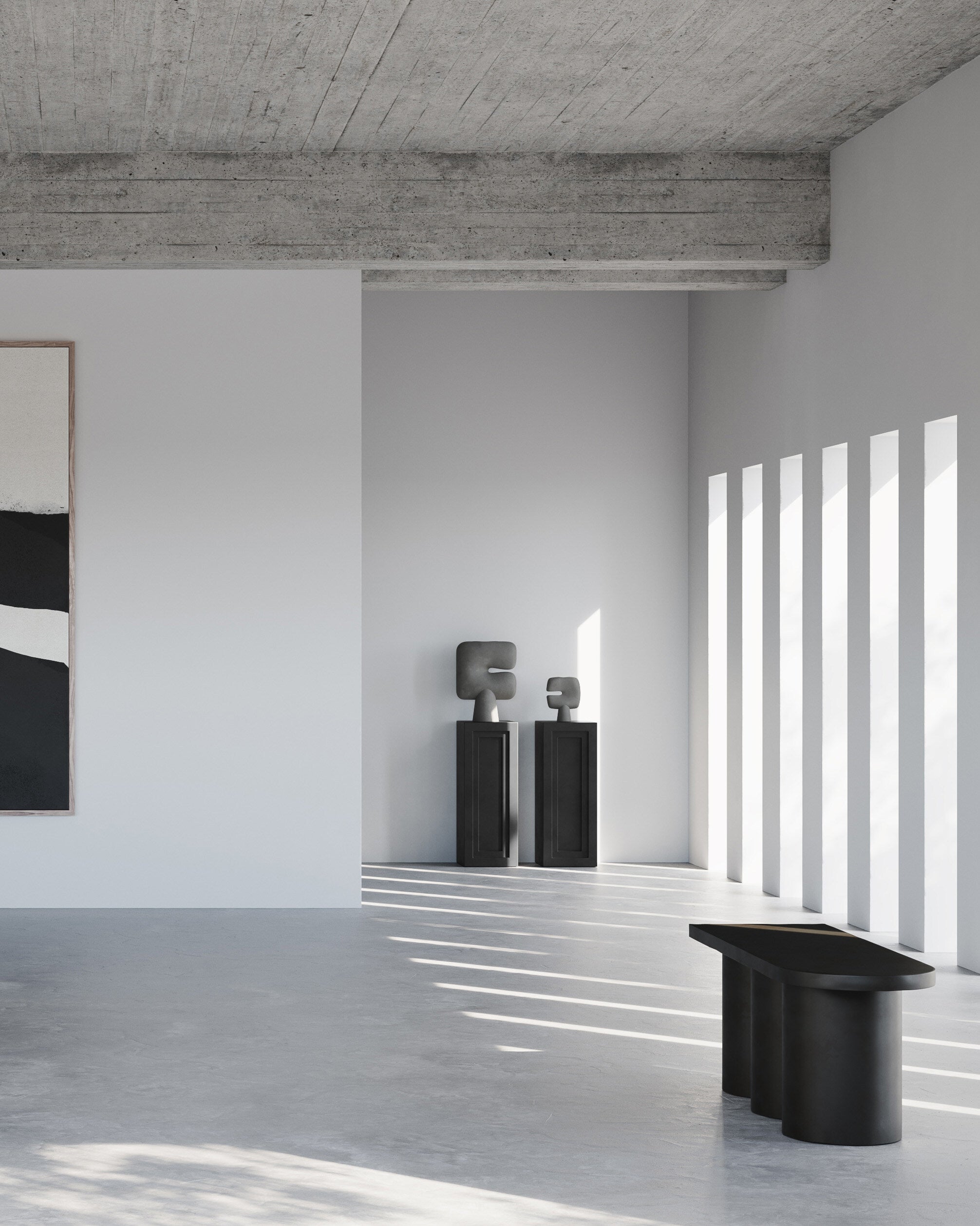 101 Copenhagen - Tribal Vase, Big - Dark Grey - Vase