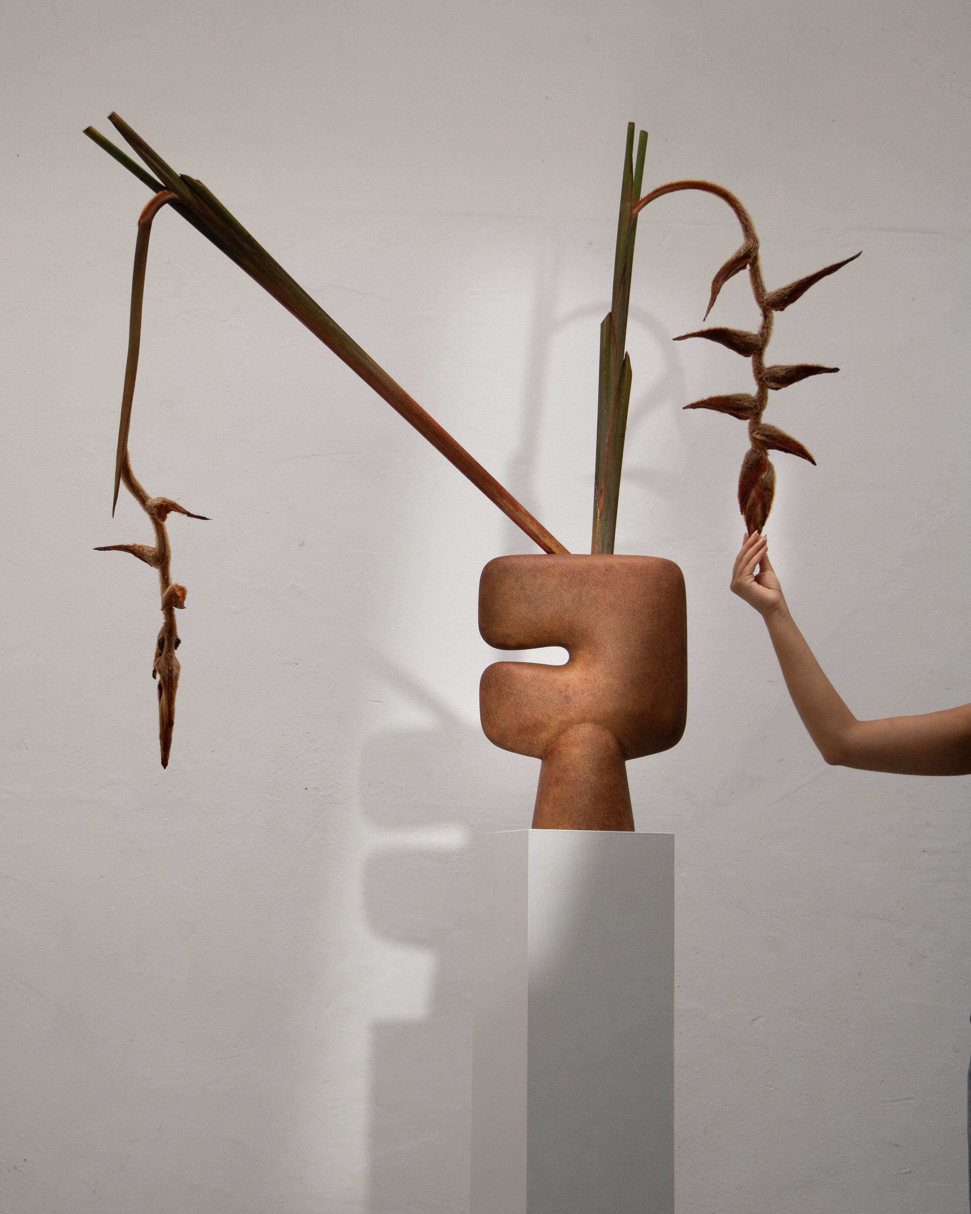 101 Copenhagen - Tribal Vase, Big - Terracotta - Vase