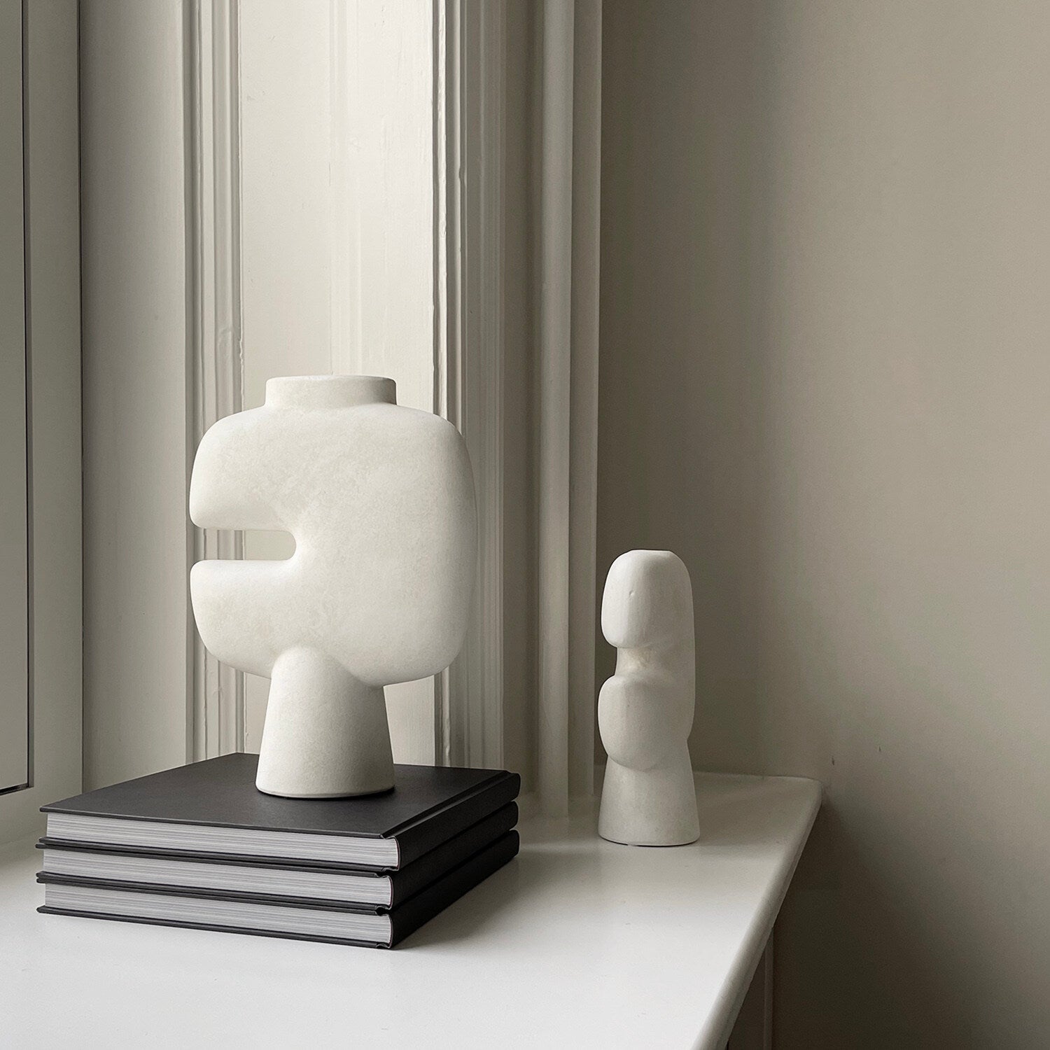 101 Copenhagen - Tribal Vase, Big - Bone White - Vase