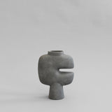 101 Copenhagen - Tribal Vase, Medio - Dark Grey - Vase