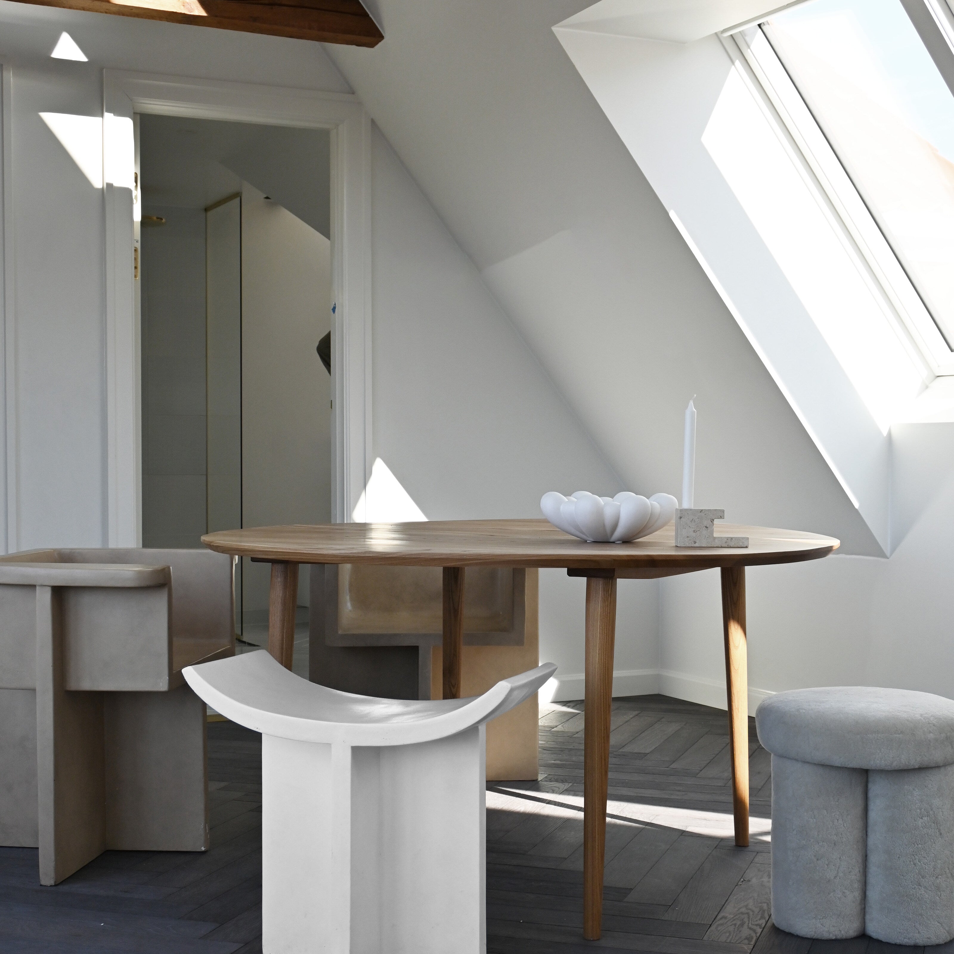 101 Copenhagen - Bloom Tray, Medio - Bone White - Tray