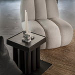 101 Copenhagen - Brick Candle Holder, Low - Calacatta - Candle Holder