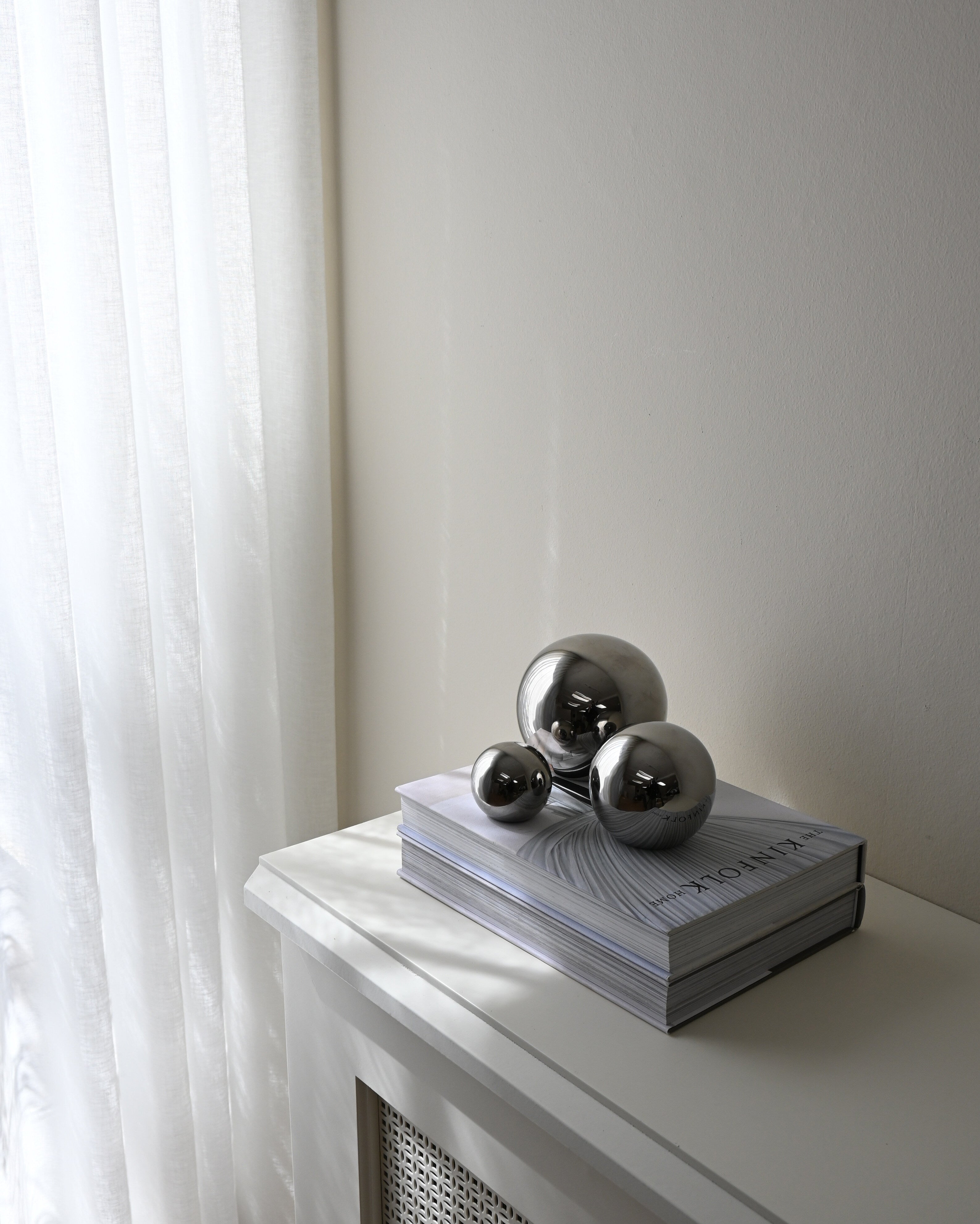 101 Copenhagen - Gallery Balls, Set of 3 - Chrome - Art