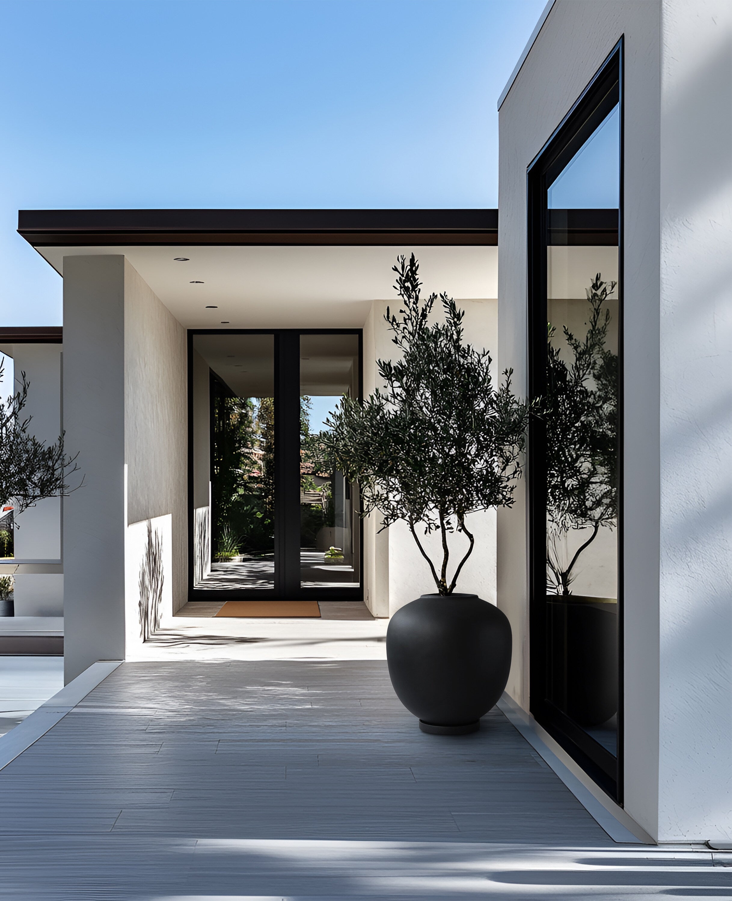 101 Copenhagen - Sunao Vase, Hexa - Black - Vase