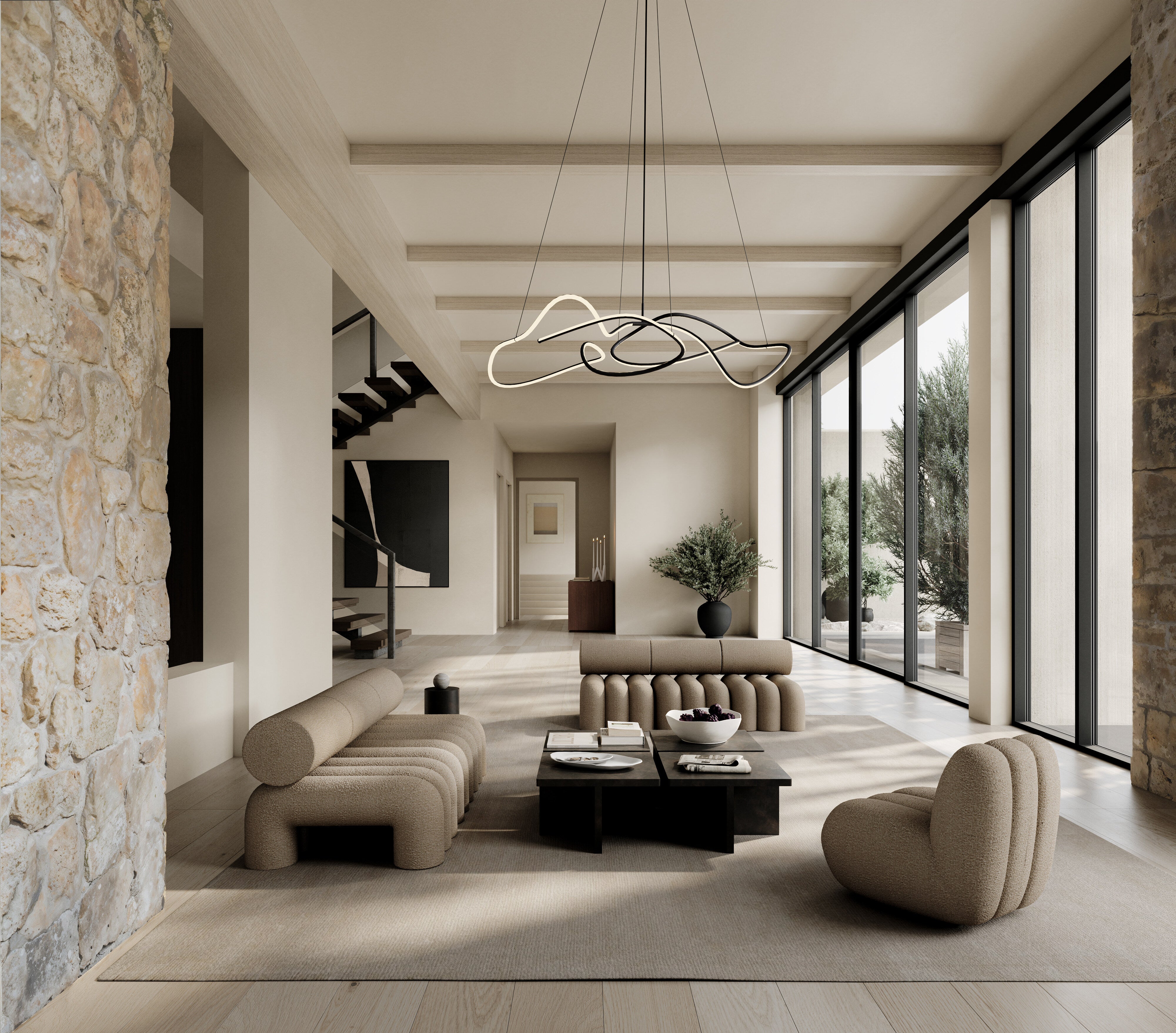 101 Copenhagen - Sunao Vase, Hexa - Black - Vase