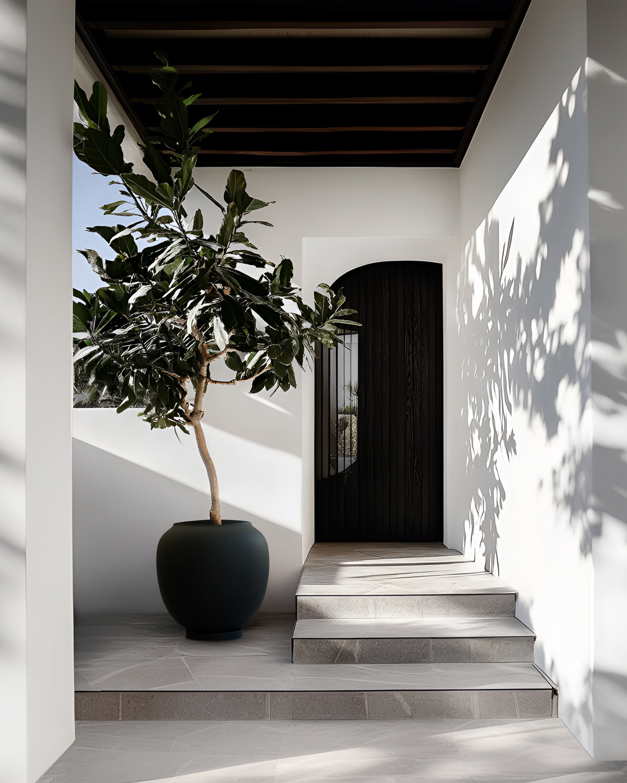 101 Copenhagen - Sunao Plant Pot, Hexa - Black - Plant Pot