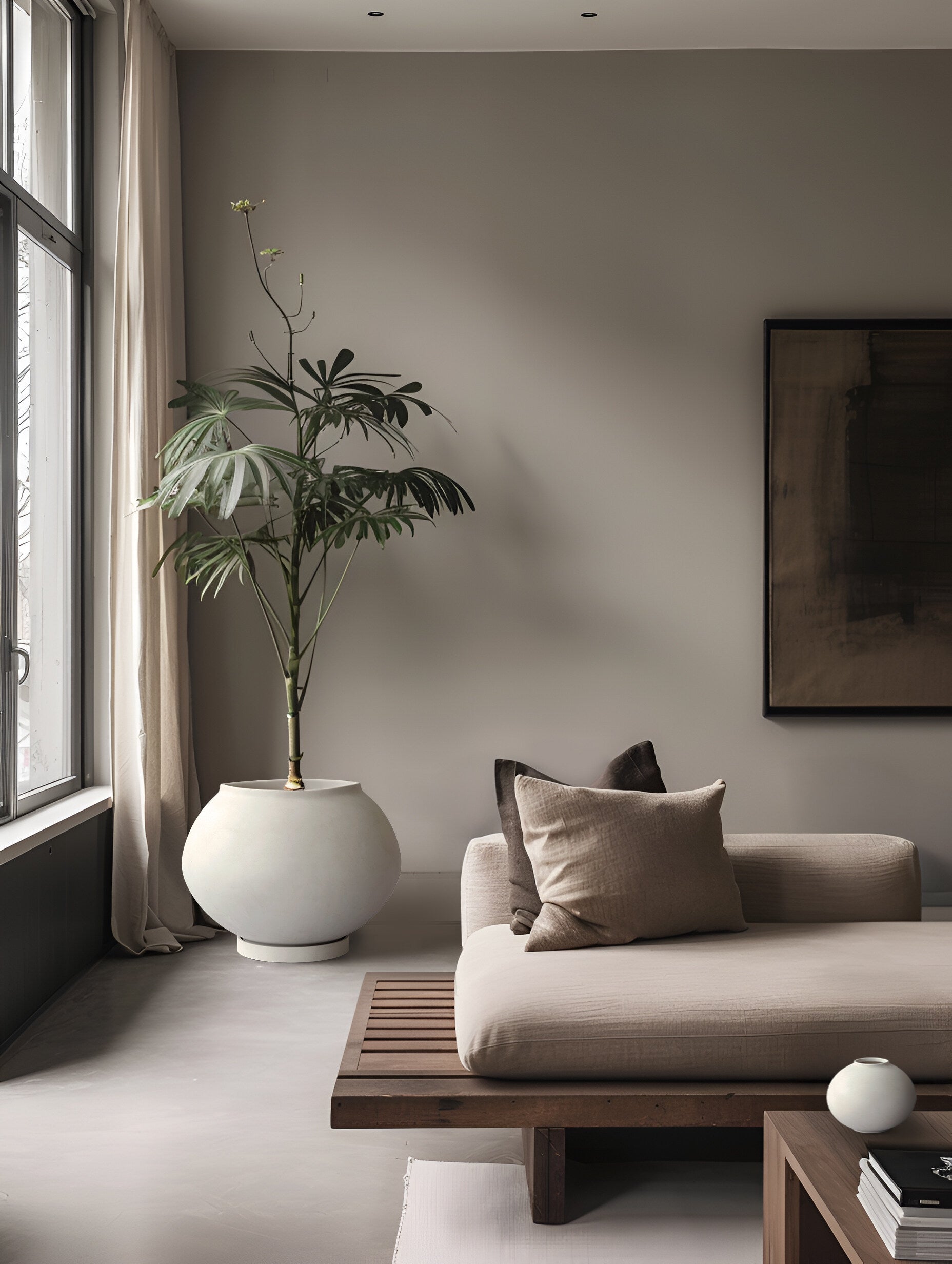 101 Copenhagen - Sunao Plant Pot Fat, Hexa - Birch - Plant Pot