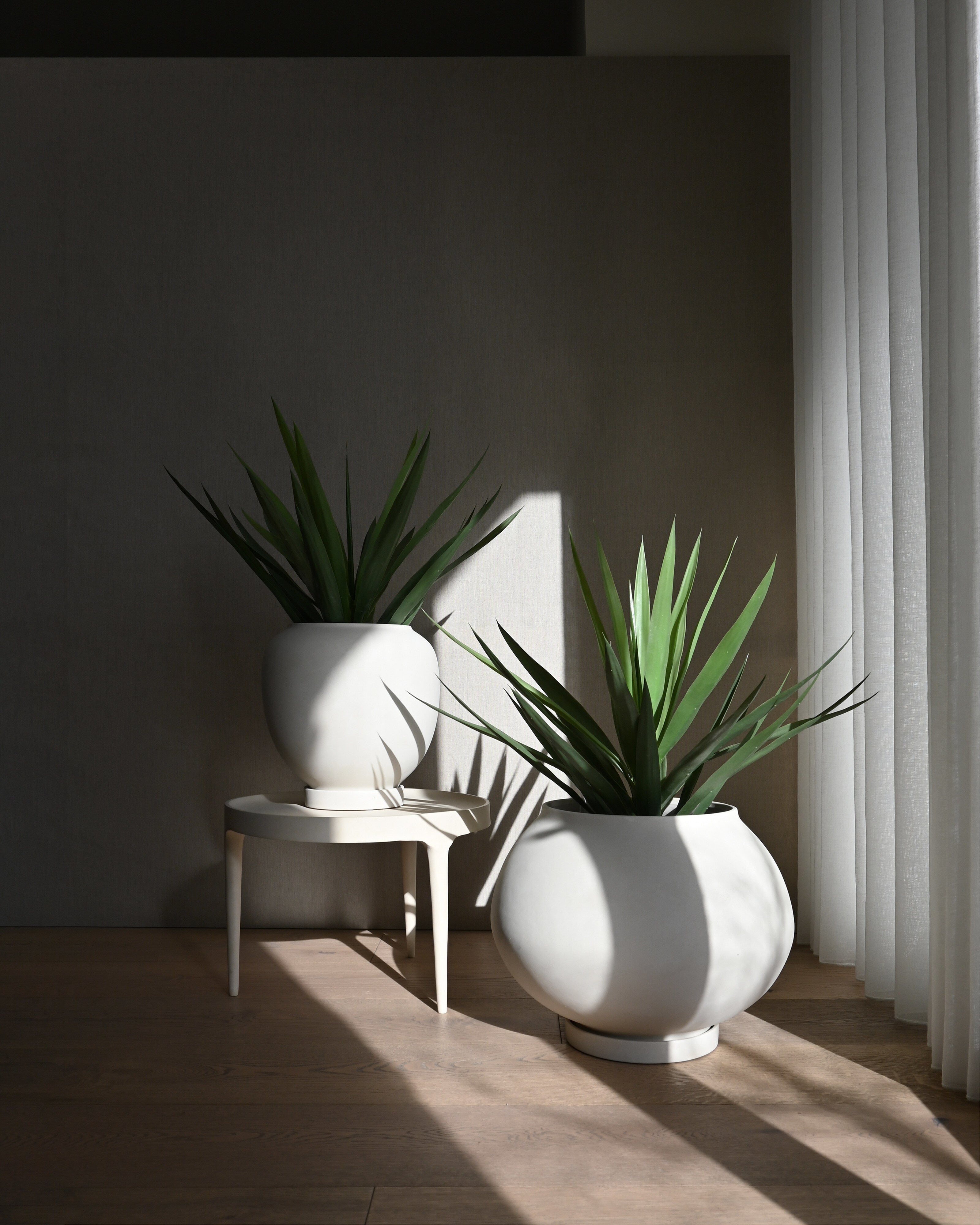 101 Copenhagen - Sunao Plant Pot Fat, Big - Birch - Plant Pot