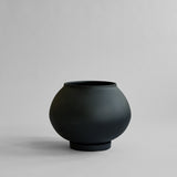 101 Copenhagen - Sunao Plant Pot Fat, Big - Black - Plant Pot
