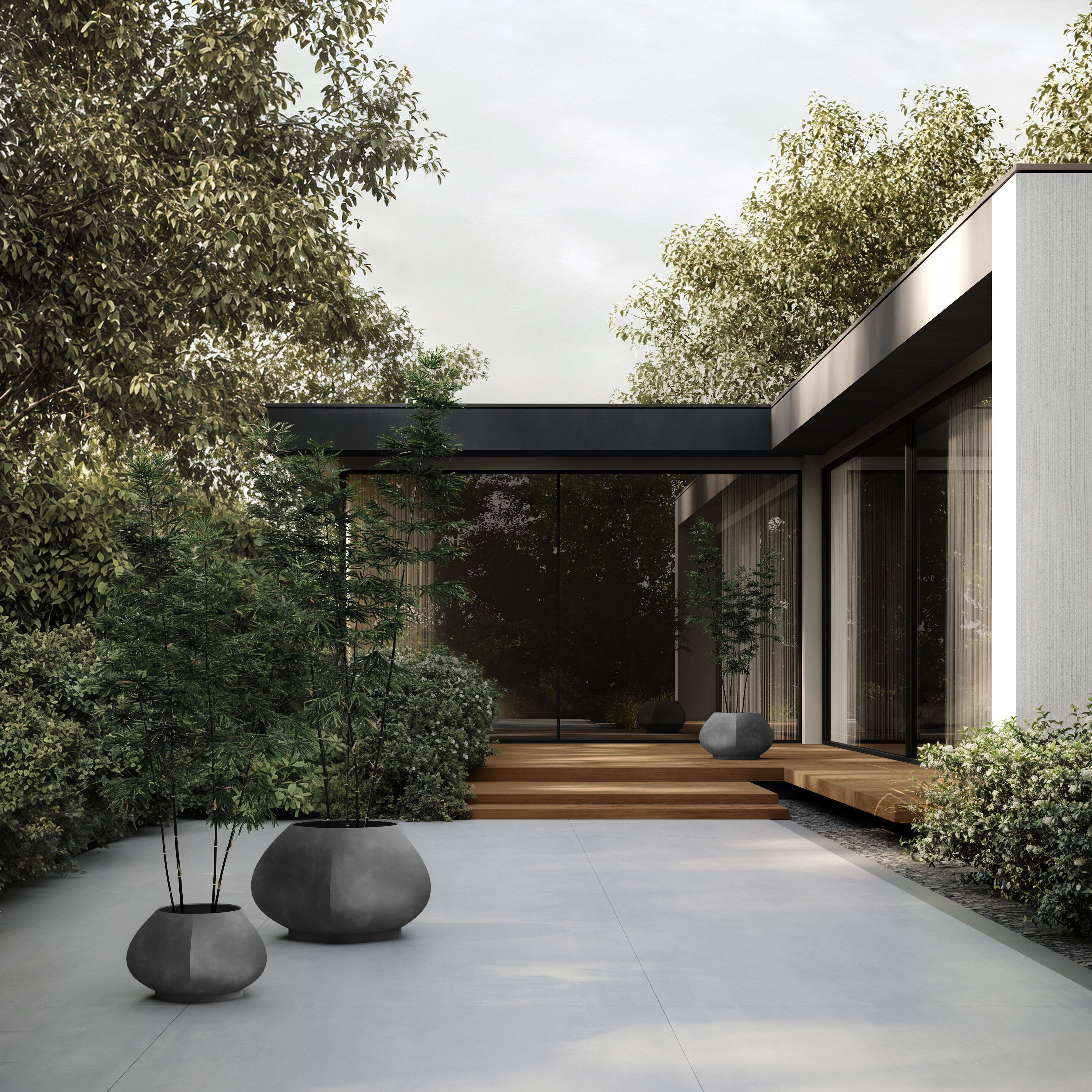 101 Copenhagen - Arket Plant Pot, Mini - Dark Grey - Plant Pot