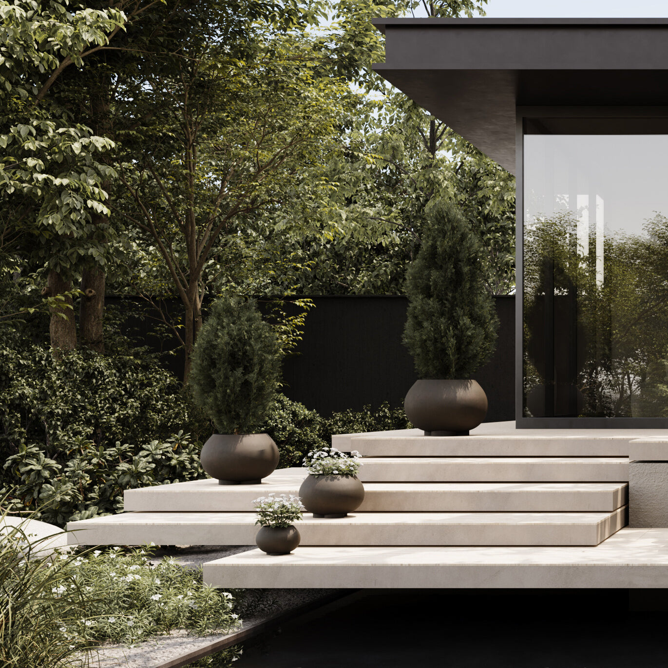 101 Copenhagen - Urchin Plant Pot, Mini - Coffee - Plant Pot