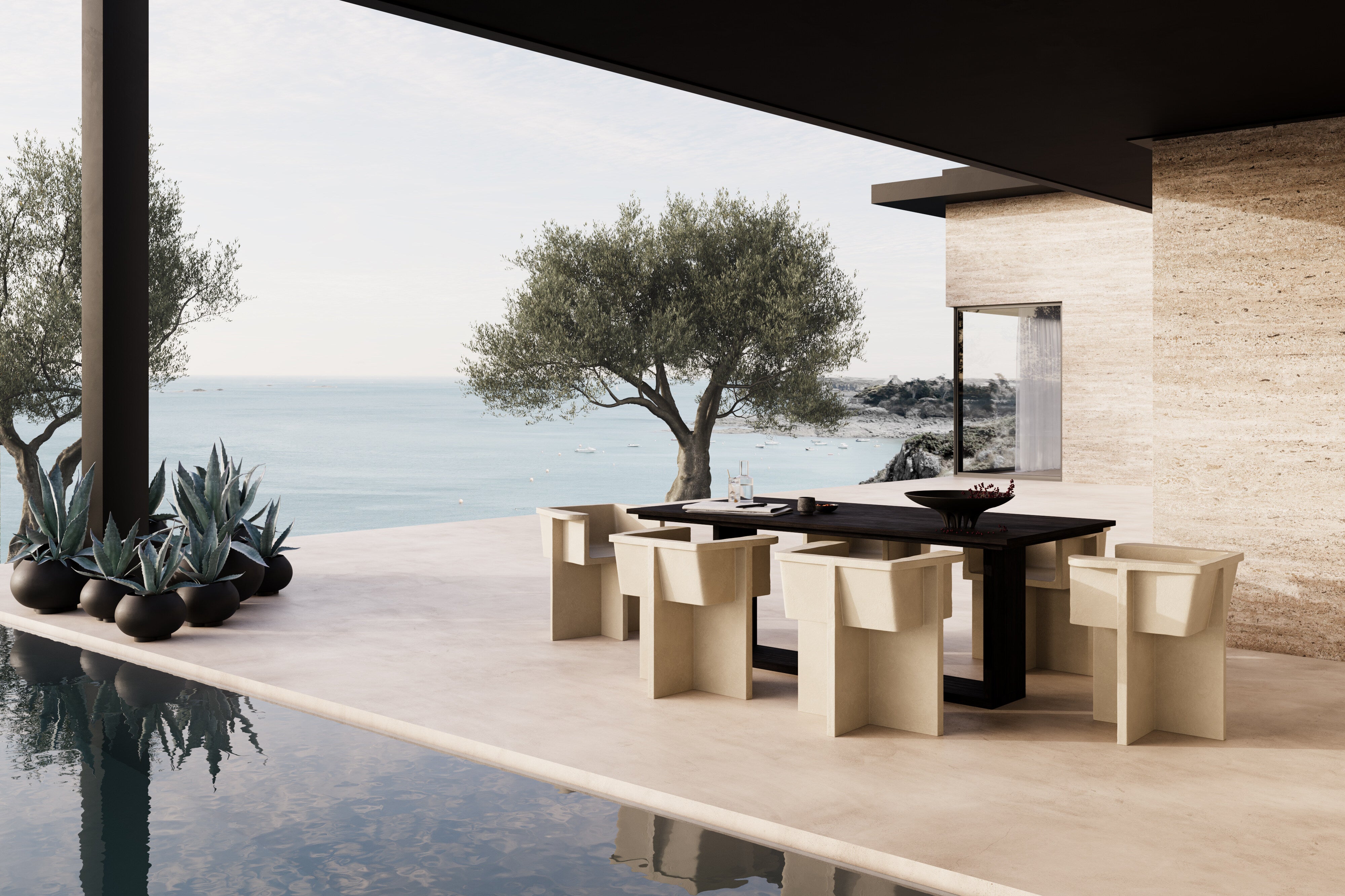 101 Copenhagen - Urchin Plant Pot, Mini - Coffee - Plant Pot