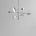 101 Copenhagen - Sahn Chandelier - Chrome (5m) - Chandelier