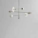 101 Copenhagen - Sahn Chandelier - Chrome (5m) - Chandelier