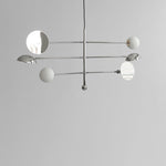 101 Copenhagen - Sahn Chandelier - Chrome (5m) - Chandelier