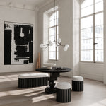 101 Copenhagen - Artist Dining Table, Ø120 - Coffee Black Oak - Dining Table