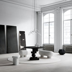 101 Copenhagen - Artist Dining Table, Ø120 - Coffee Black Oak - Dining Table