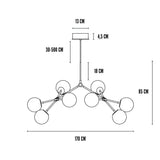 Drop Chandelier Bulp - Grey (5m)