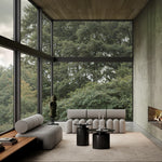 101 Copenhagen - Pillar Table, Tall - Burned Black - Coffee or Side Table