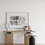 101 Copenhagen - Pillar Table, Tall - Burned Black - Coffee or Side Table
