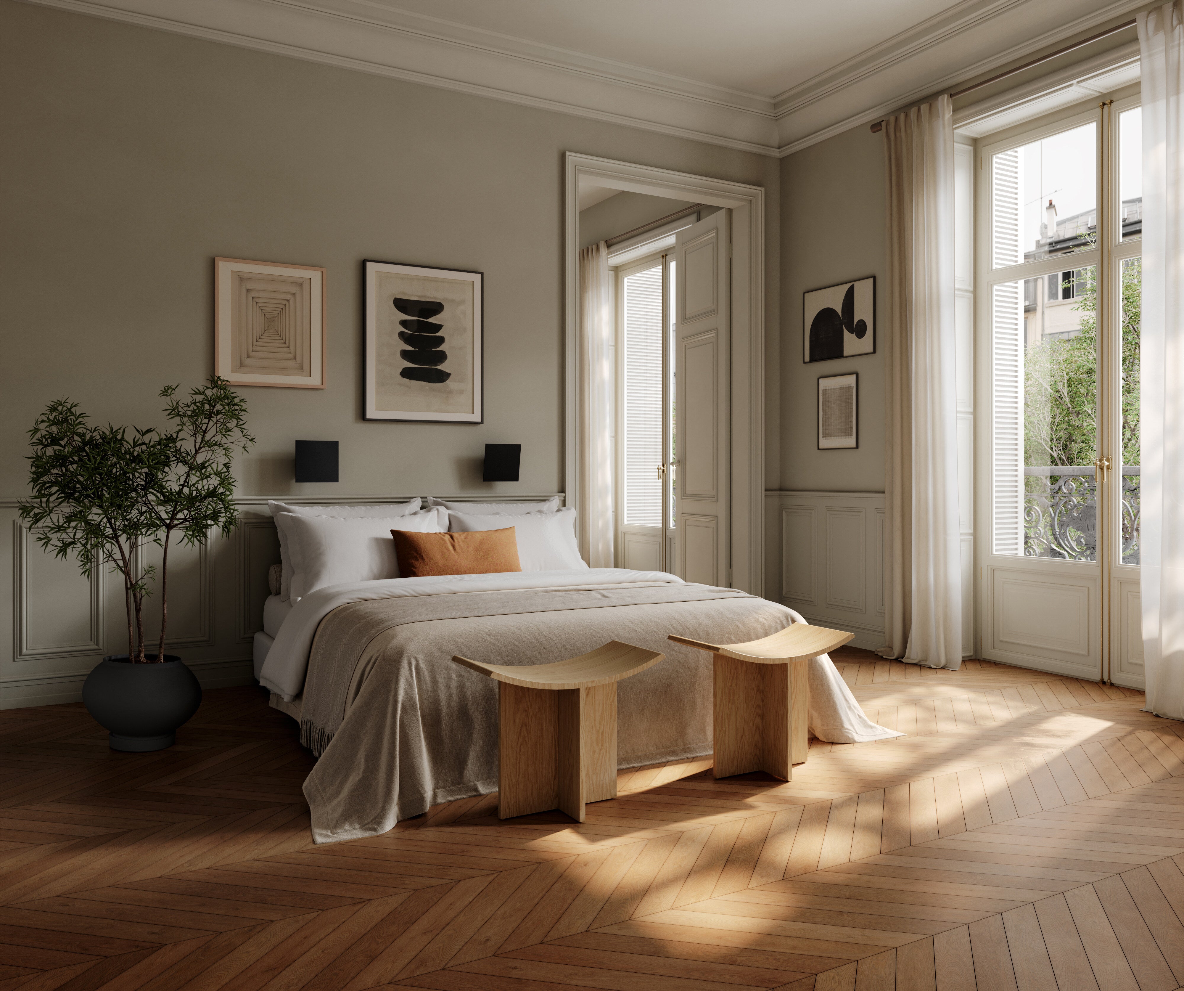 101 Copenhagen - Chameleon Wall Lamp - Burned Black - Wall Lamp