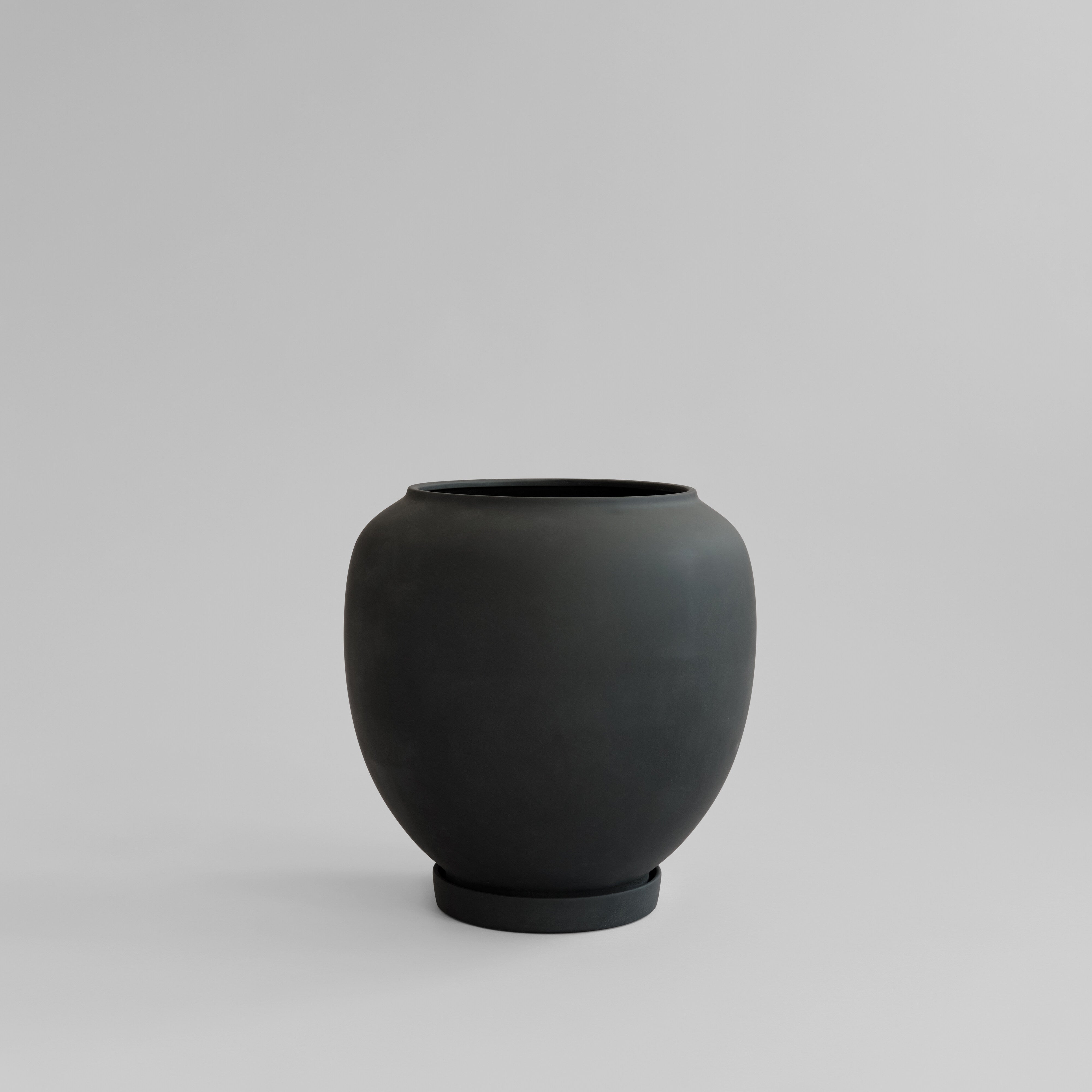 101 Copenhagen - Sunao Plant Pot, Big - Black - Plant Pot
