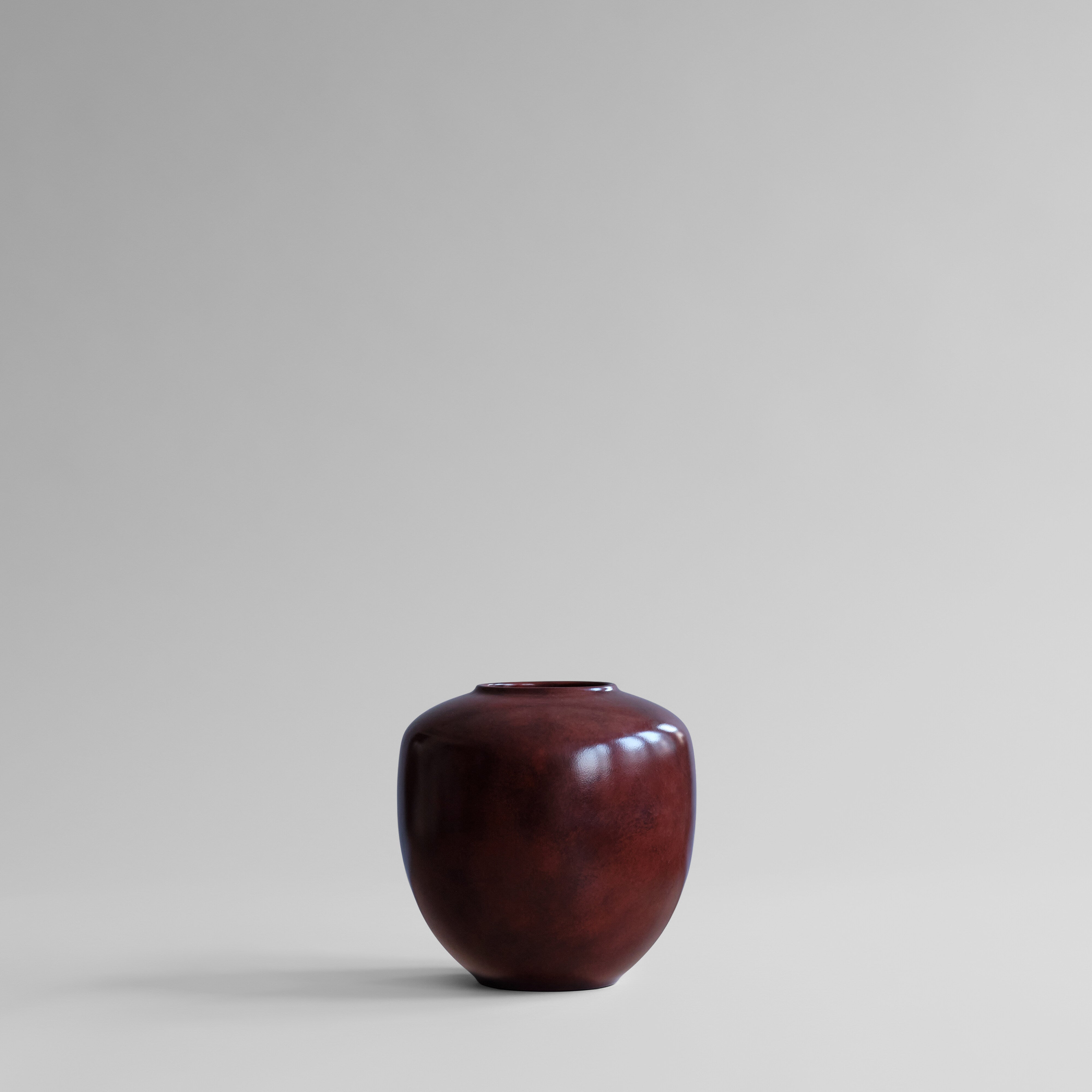 101 Copenhagen - Sunao Vase, Medio - Maroon - Vase