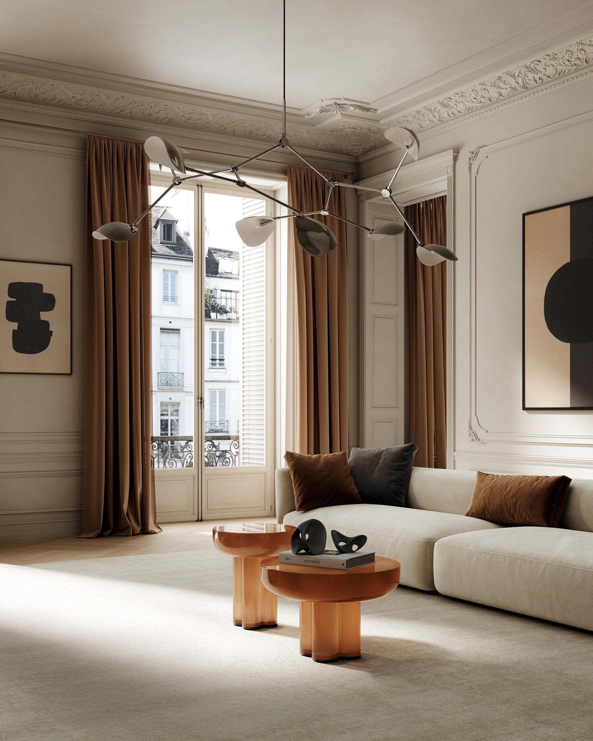 101 Copenhagen - Crown Table, Tall - Caramel - Coffee Table