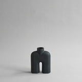 Cobra Vase Tall, Mini - Black