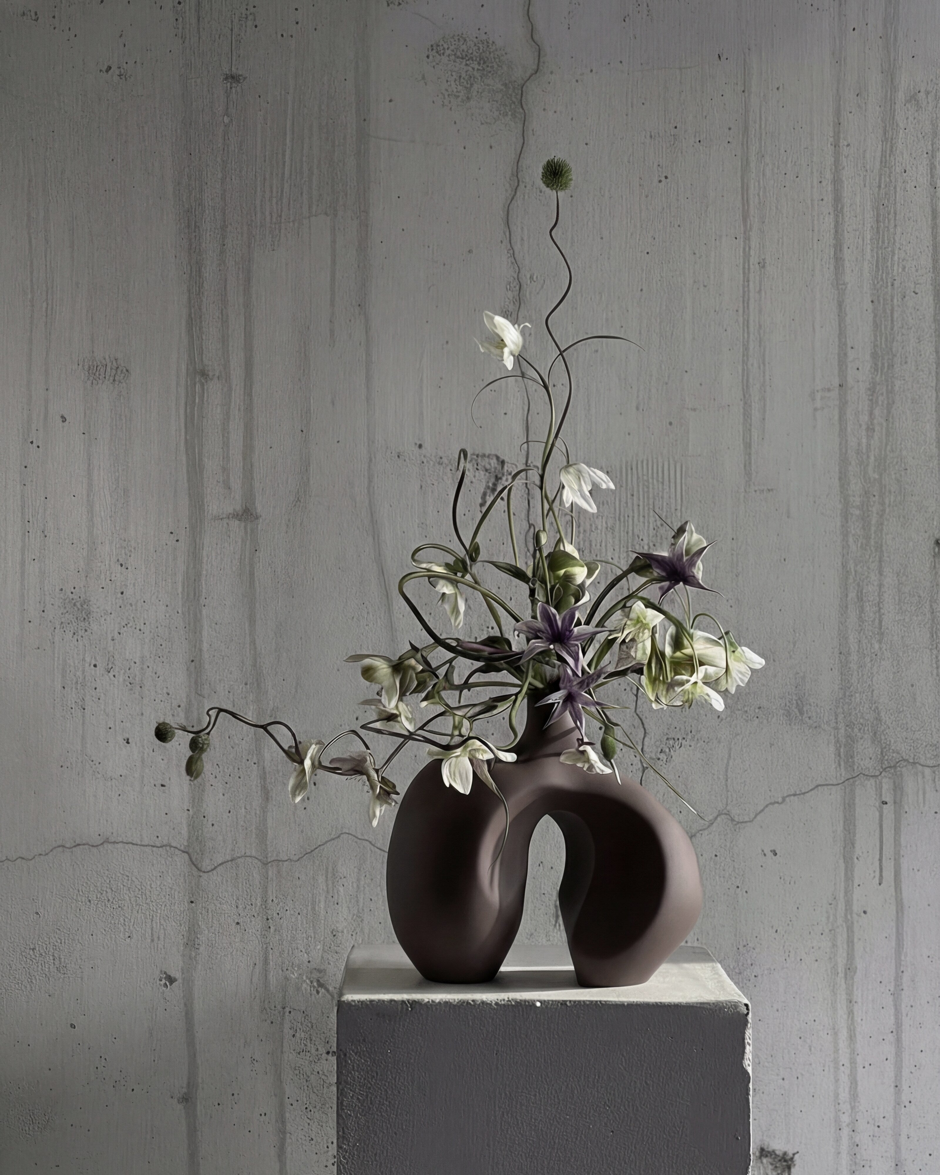 101 Copenhagen - Ni Vase, Mini - Chocolate Brown - Vase