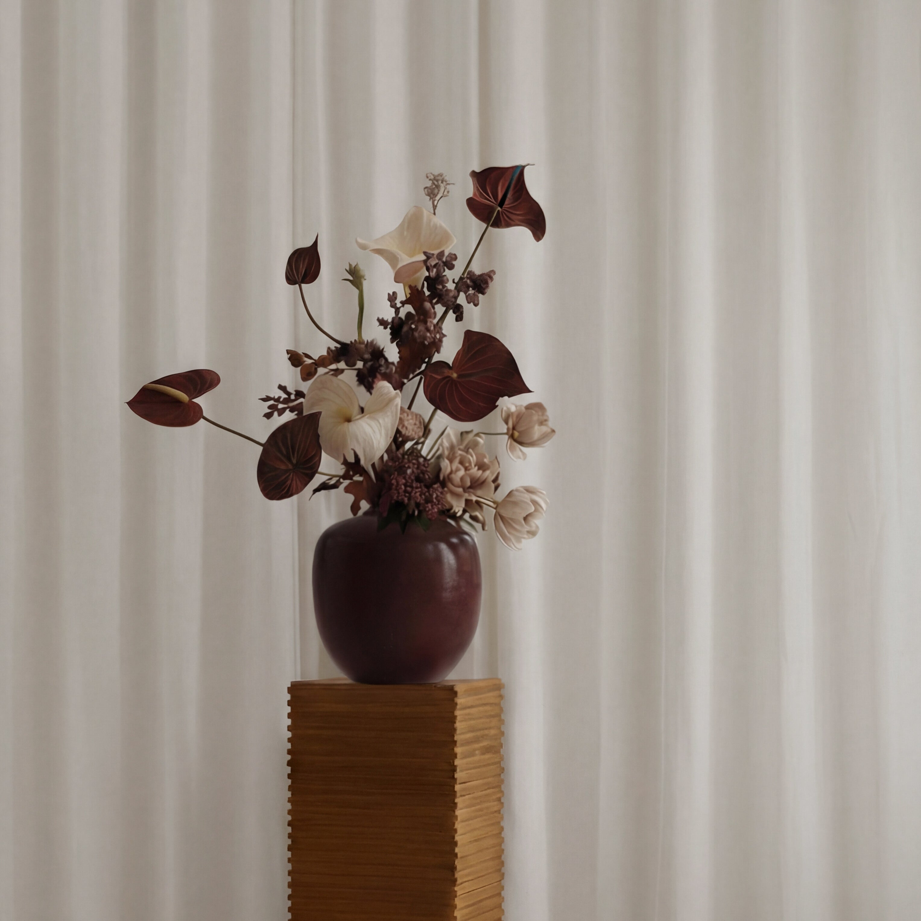 101 Copenhagen - Sunao Vase, Mini - Maroon - Vase