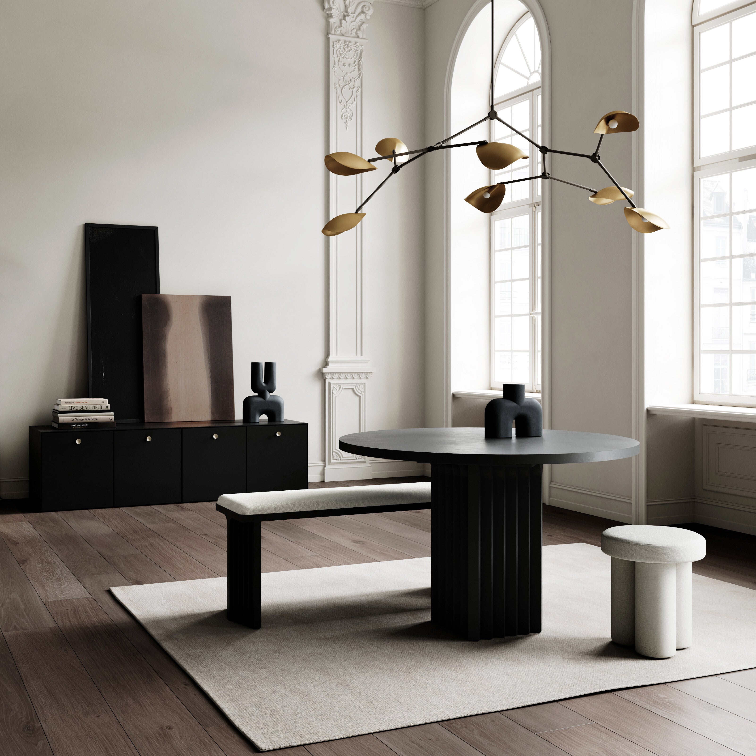 101 Copenhagen - Cobra Vase Uno, Medio - Black - Vase