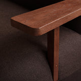 Toe Chair Armrest - Classic Brown Oak / Dark Brown
