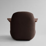 Toe Chair Armrest - Classic Brown Oak / Dark Brown